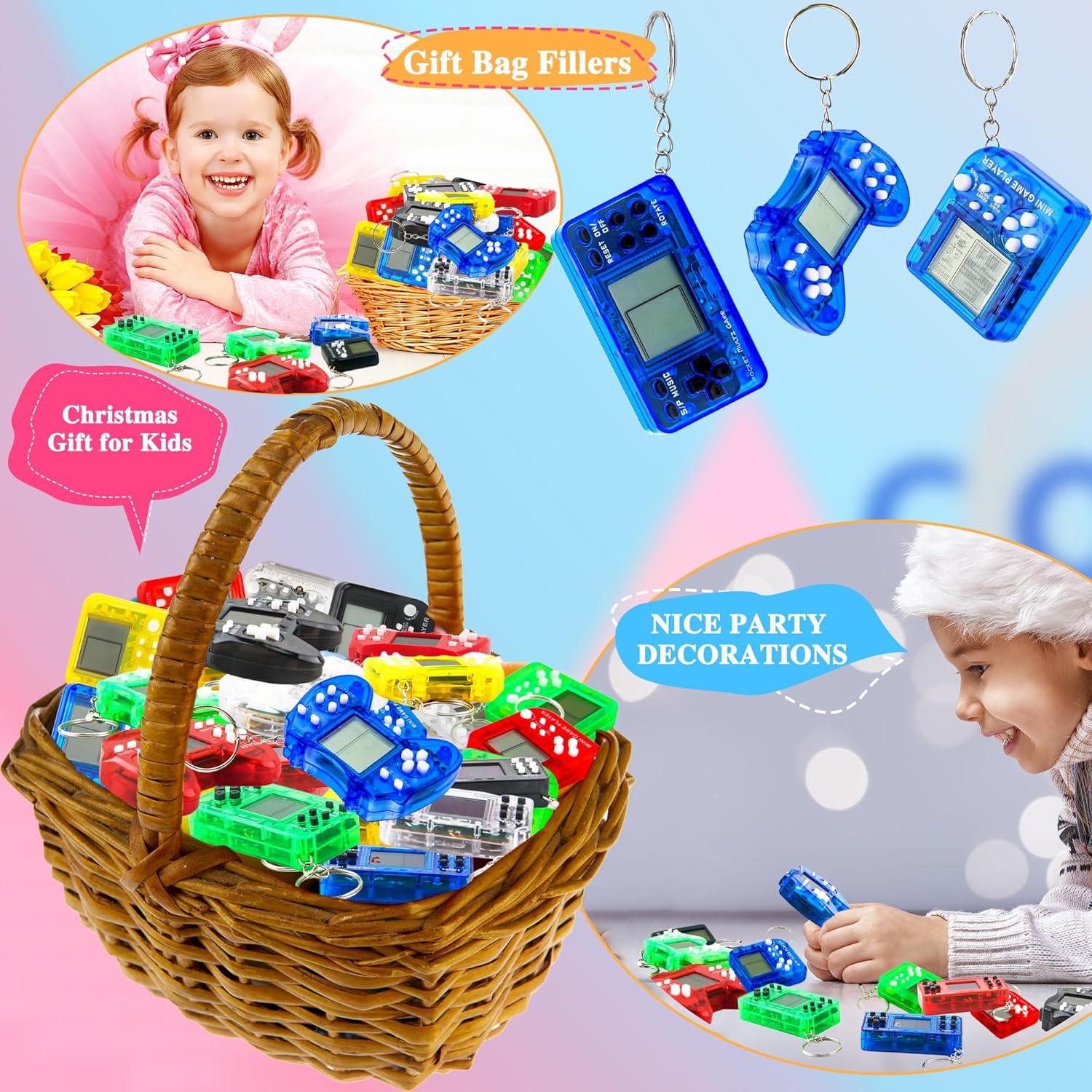 30 Mini Llaveros de Videojuego Kugliwa para Fiesta