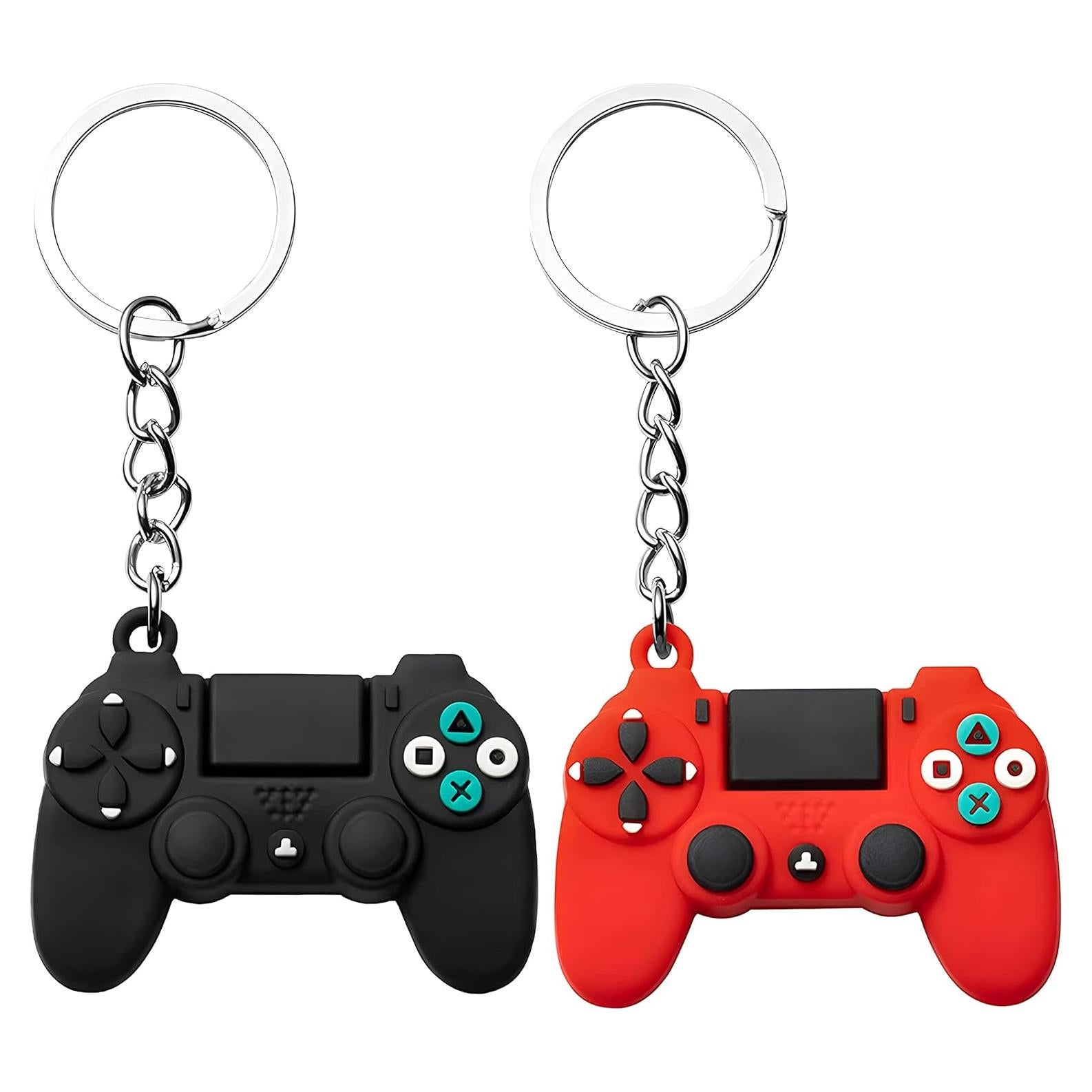 Llavero de Controlador de Videojuego Finduat 10 Pcs Silicona