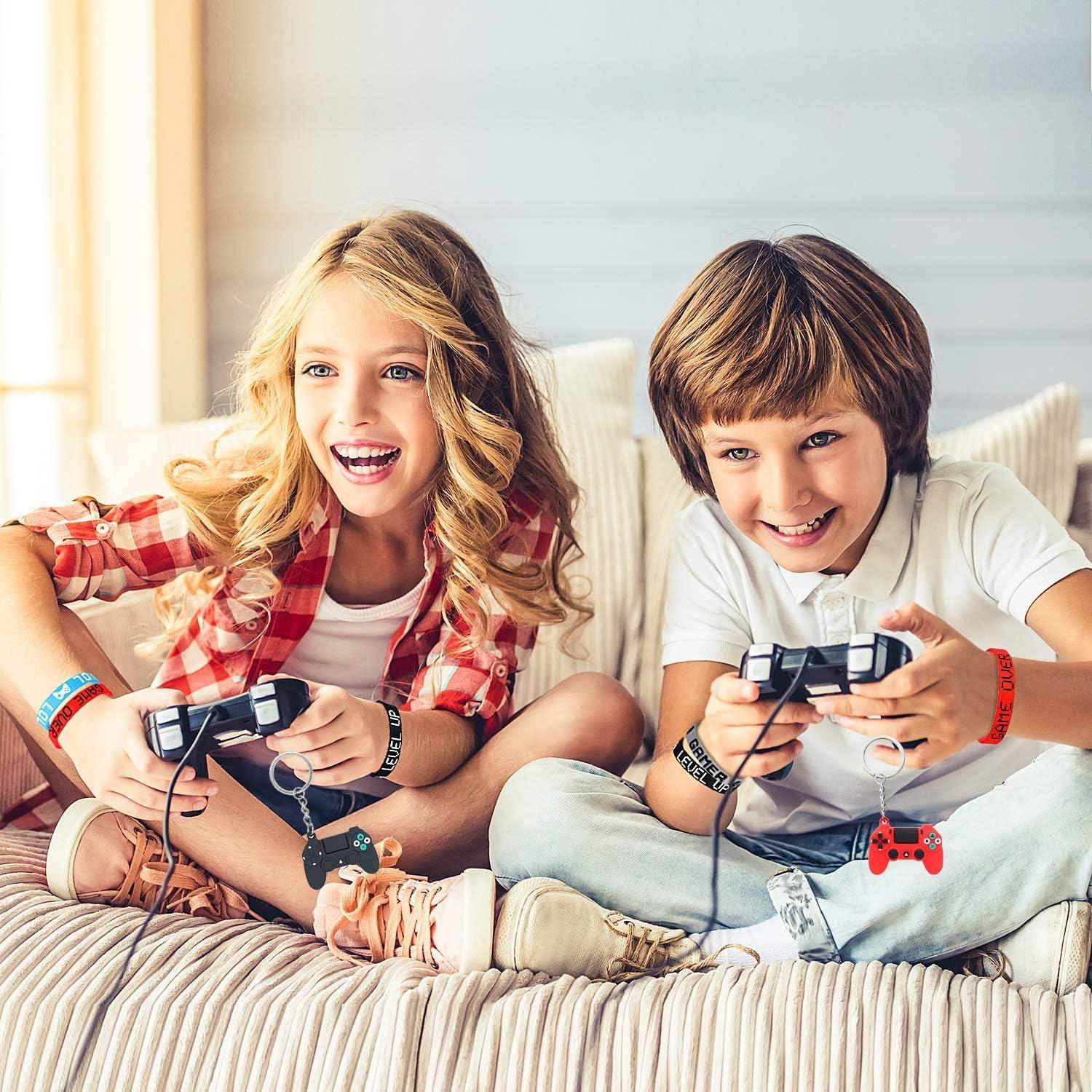 Llavero de Controlador de Videojuego Finduat 10 Pcs Silicona