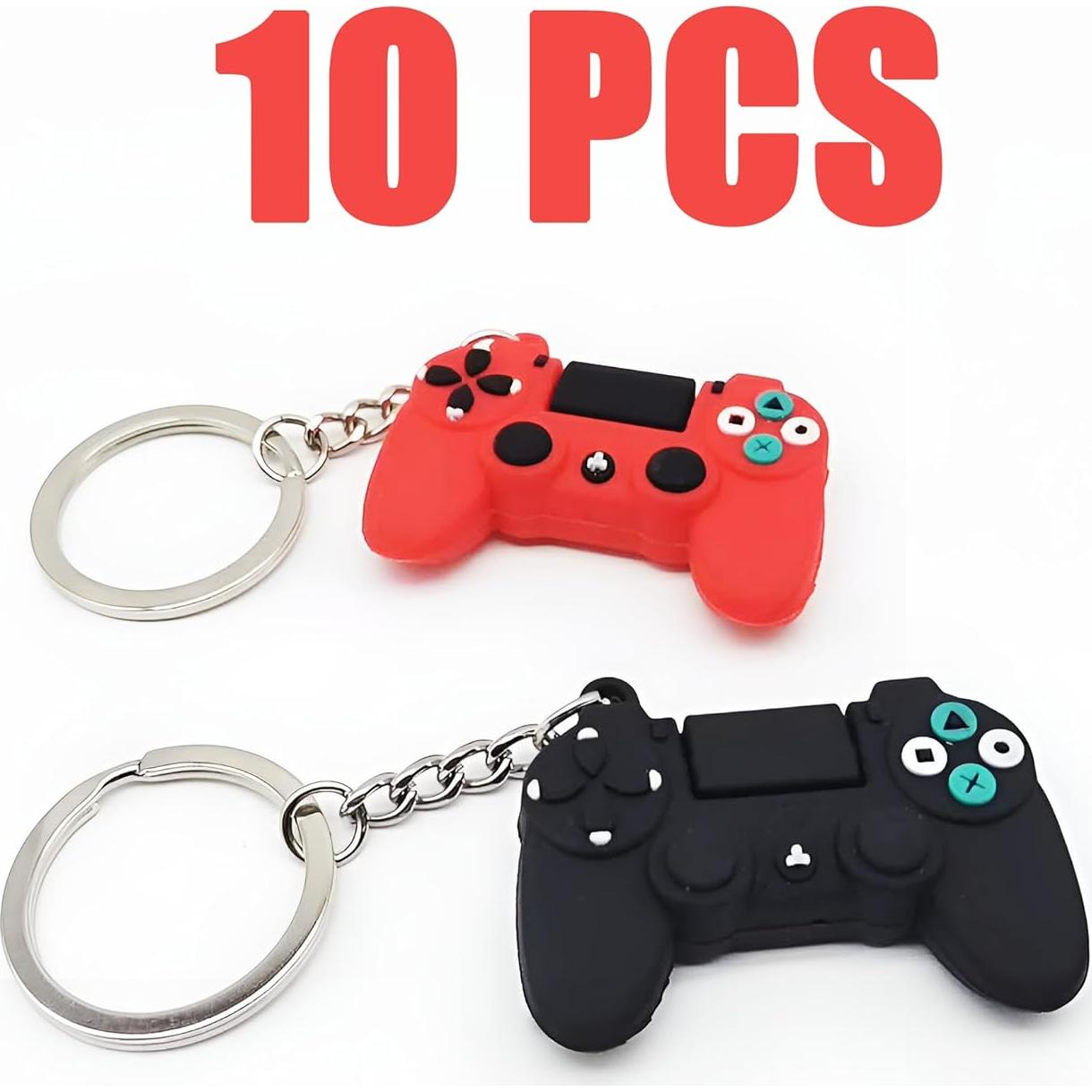 Llavero de Controlador de Videojuego Finduat 10 Pcs Silicona
