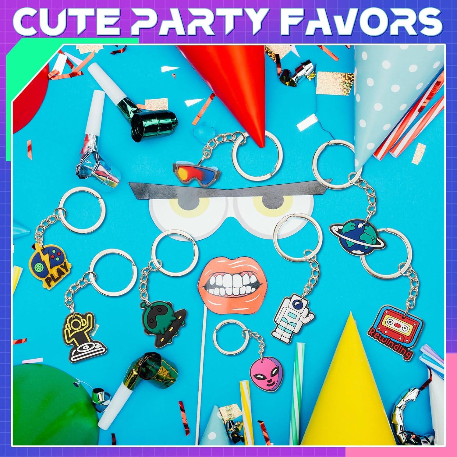 Llaveros de Videojuegos Batiyeer - 36 Piezas PVC 3x3cm