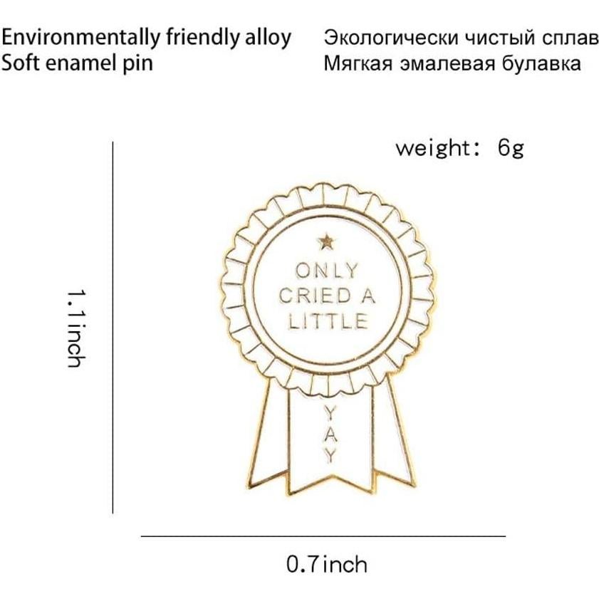 Pin de Esmalte Caricatura para Mochilas y Chaquetas - 2.8x1.8 cm