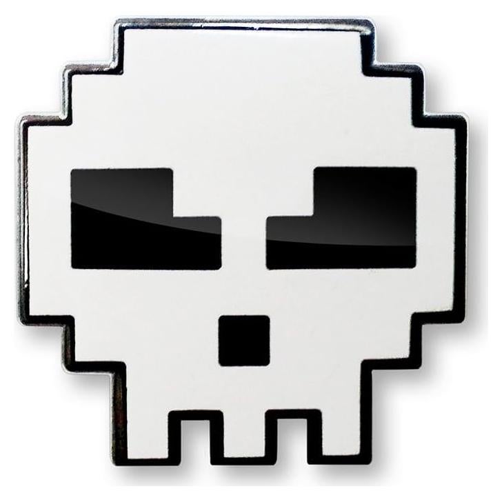 Pin de Solapa Calavera Pixelada Pinsanity 2.54 cm
