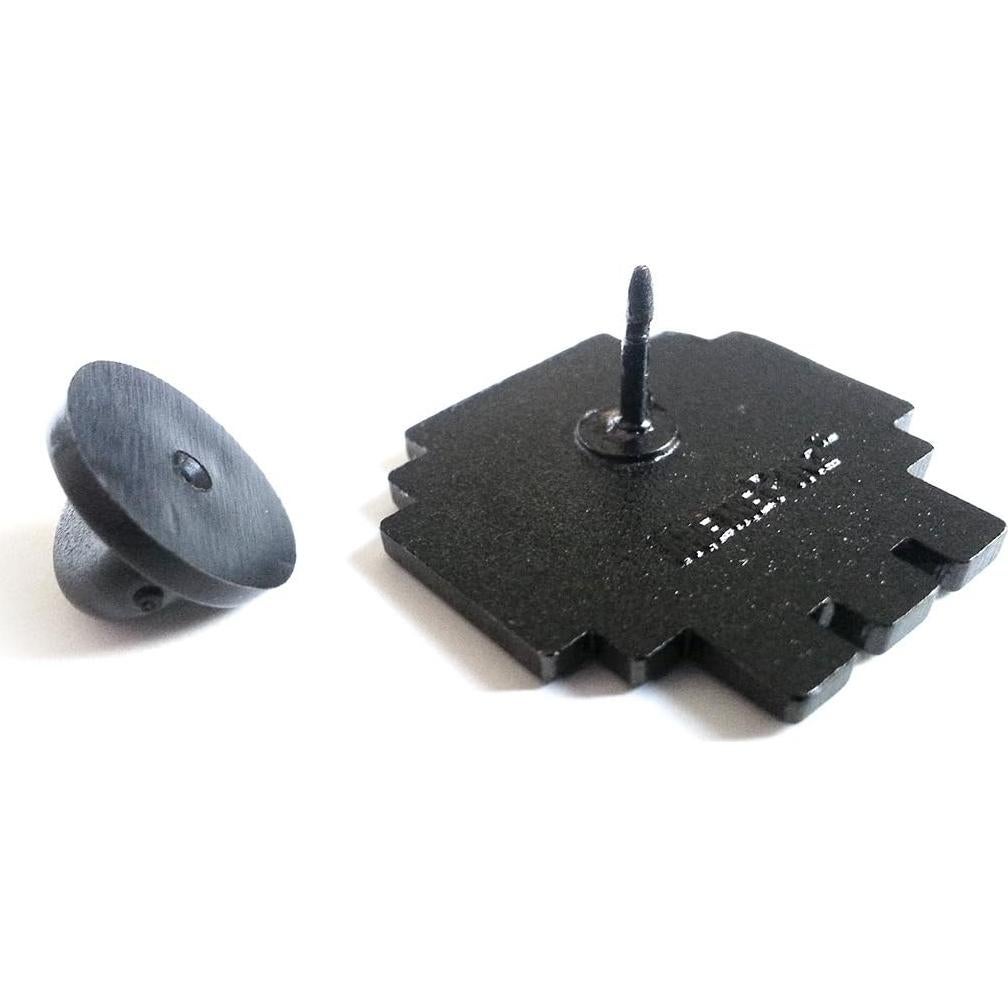 Pin de Solapa Calavera Pixelada Pinsanity 2.54 cm