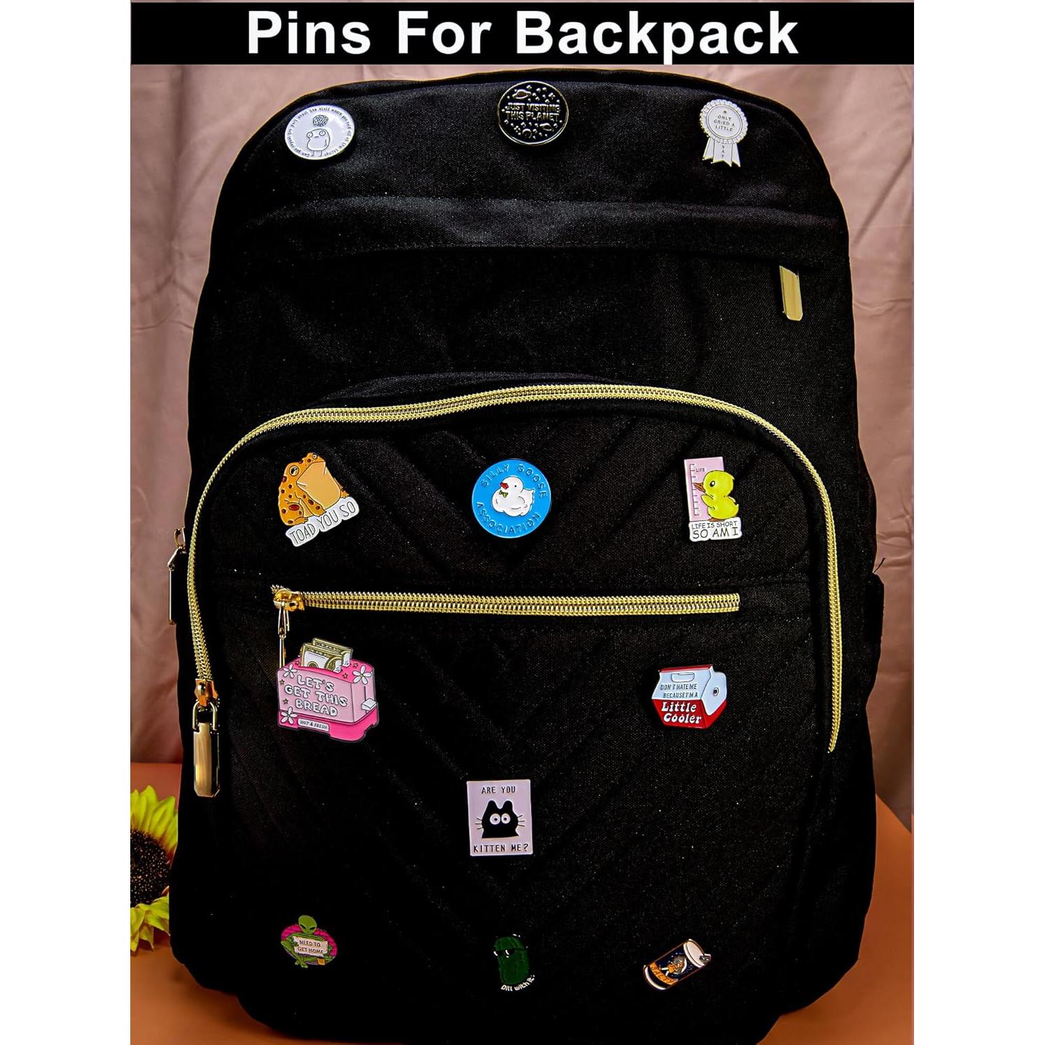 Conjunto de 12 Pines de Esmalte Divertidos - Humor y Memes