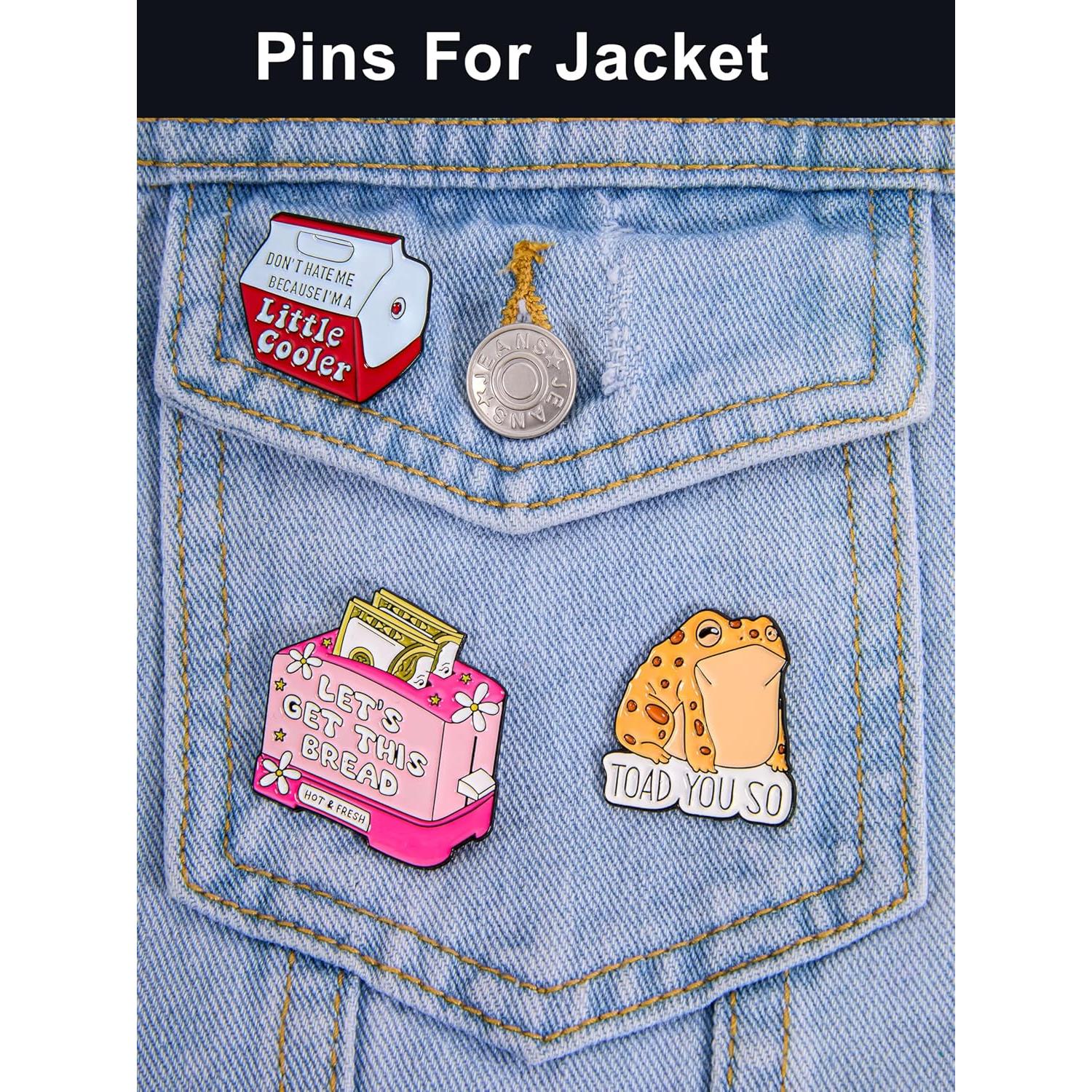 Conjunto de 12 Pines de Esmalte Divertidos - Humor y Memes