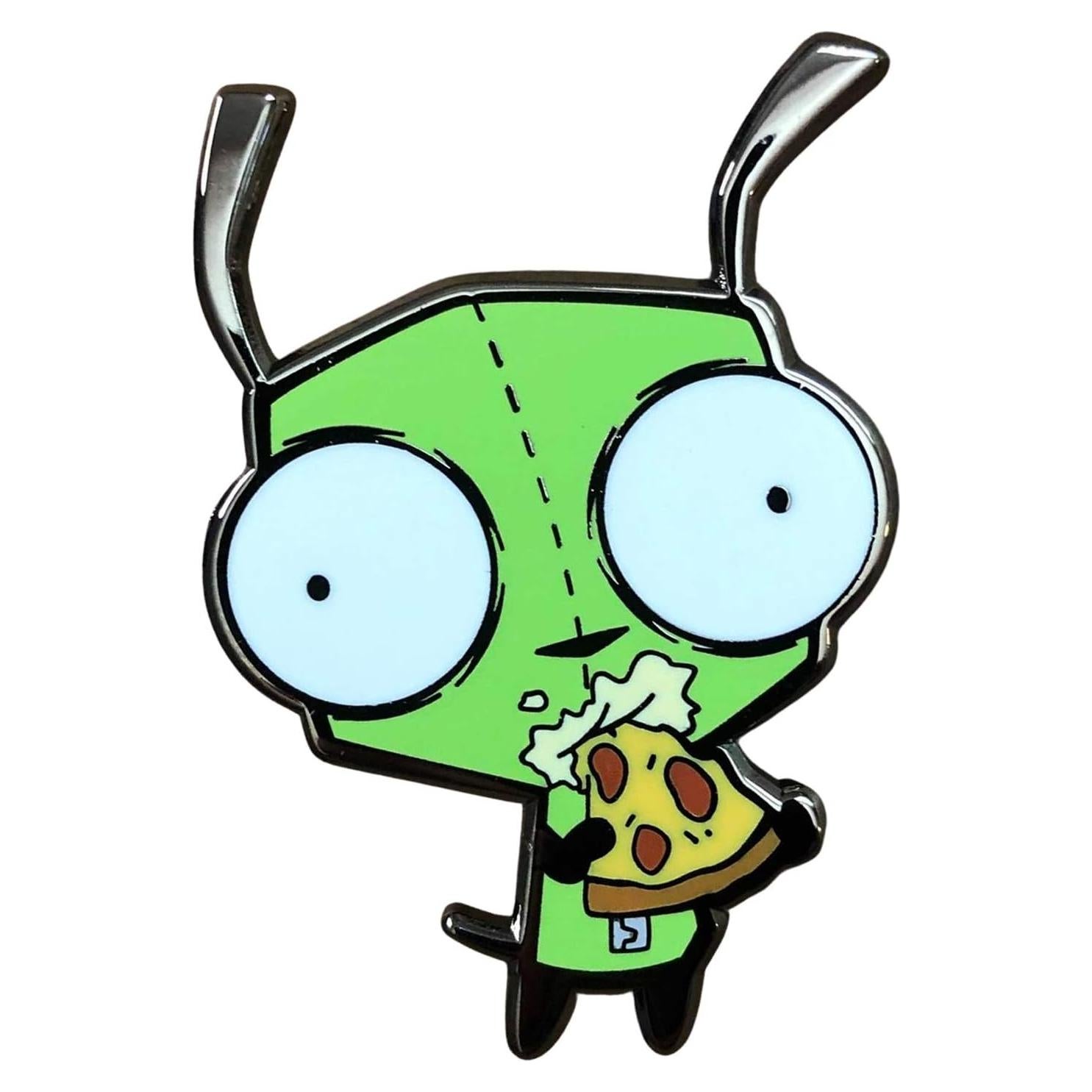 Pin de esmalte Invader Zim Pizza Slurping - Zen Monkey