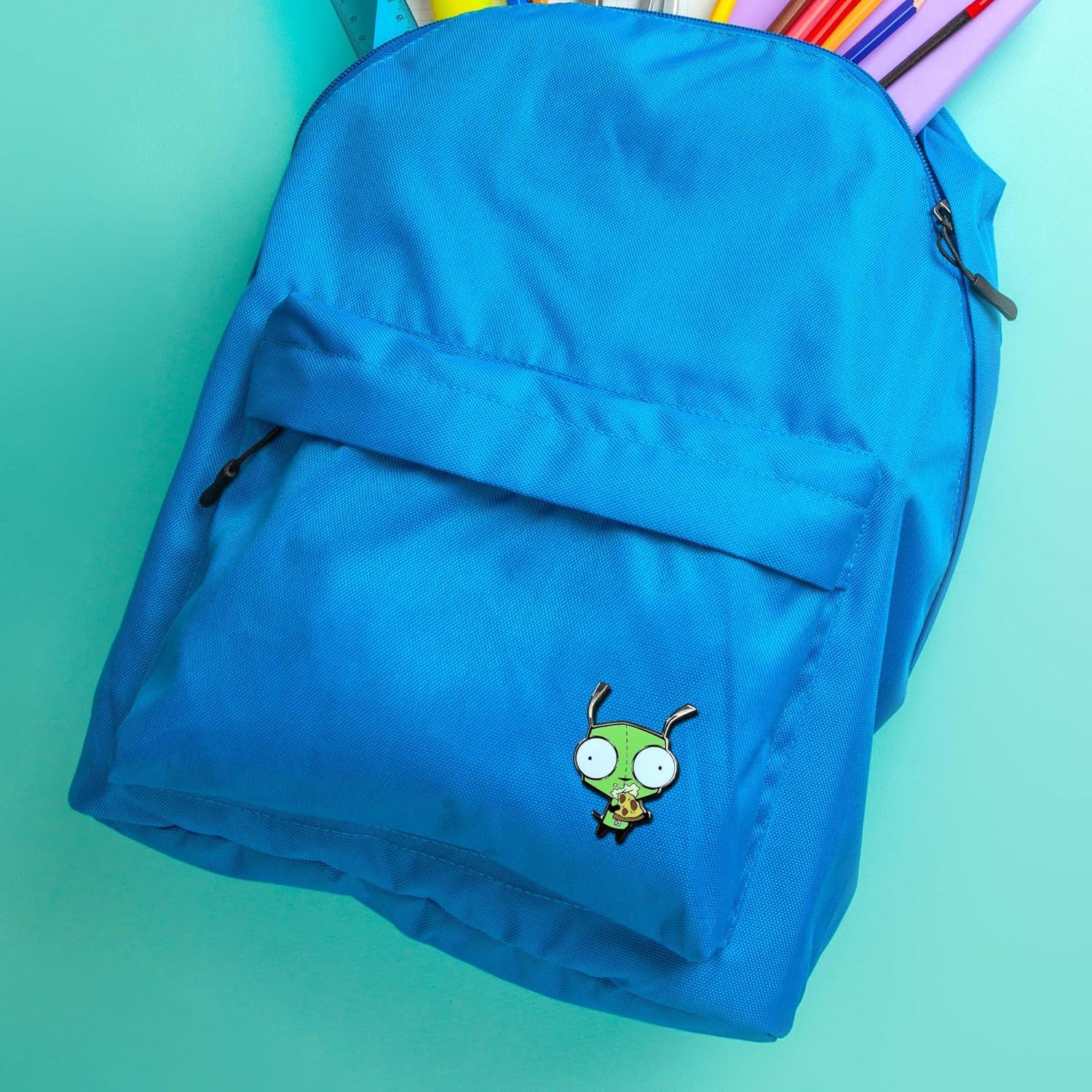 Pin de esmalte Invader Zim Pizza Slurping - Zen Monkey