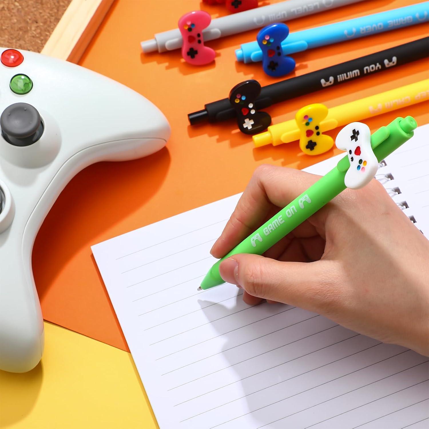 48 Bolígrafos de Gel Multicolor Gersoniel para Fiestas