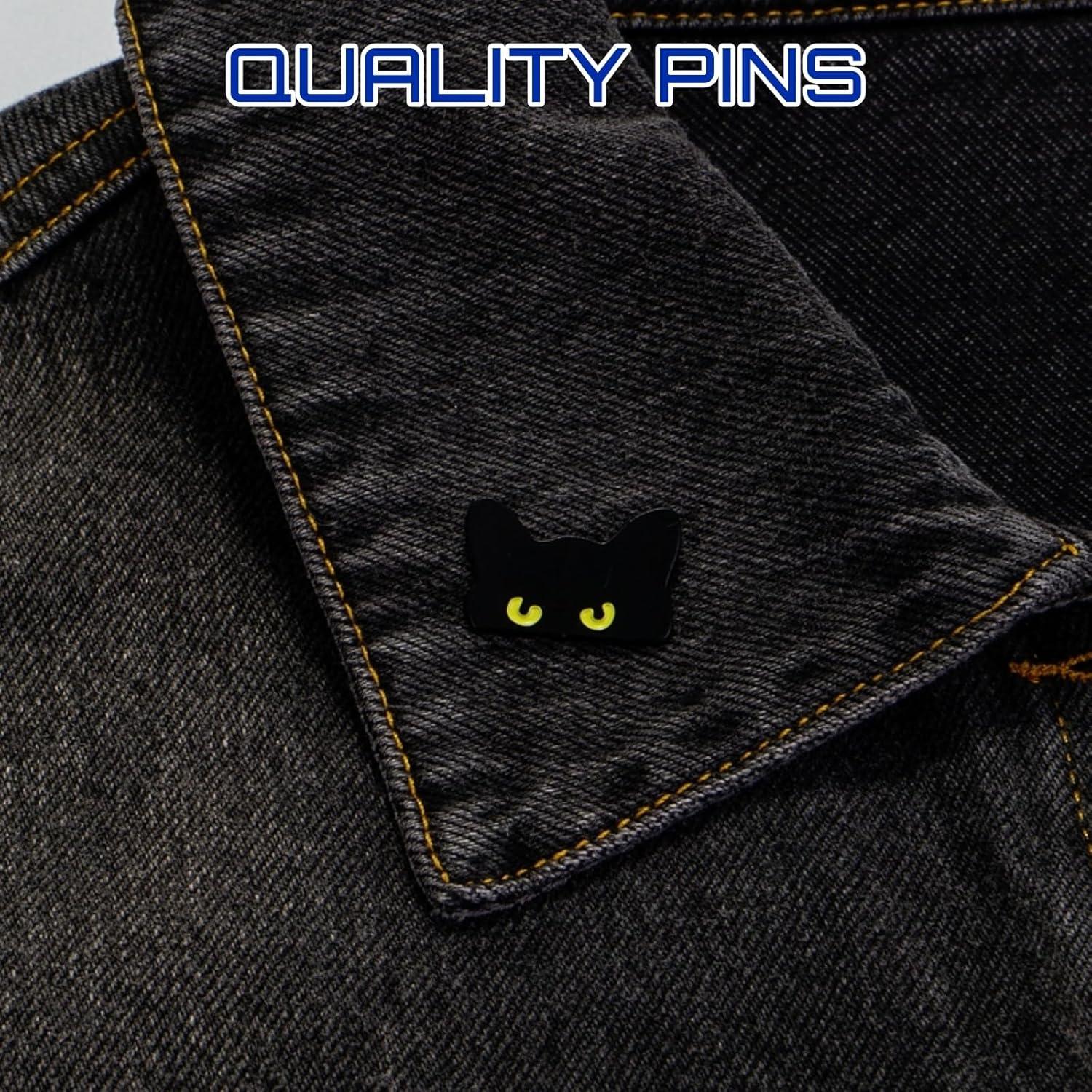 Pins de esmalte de gato Herxion - Accesorios para mochilas y gorras