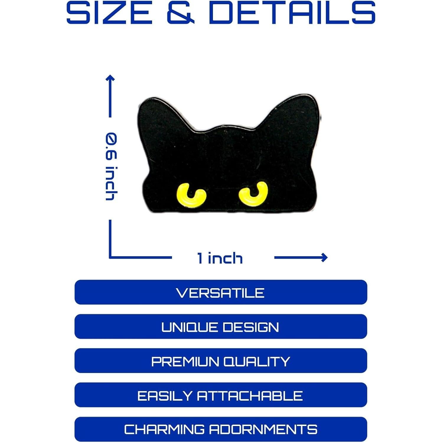 Pins de esmalte de gato Herxion - Accesorios para mochilas y gorras