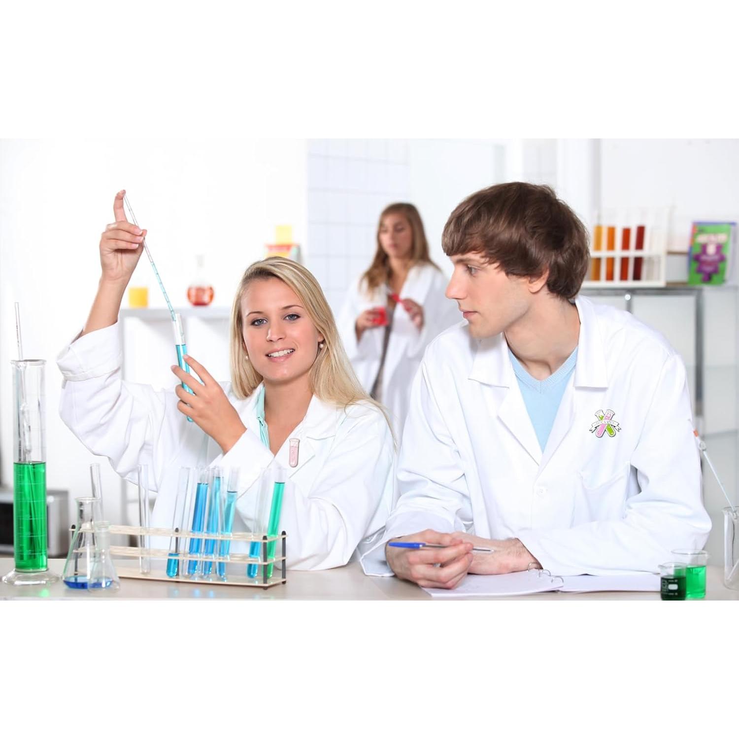 12 Pines de Esmalte Científicos Kawaii - Regalos Divertidos