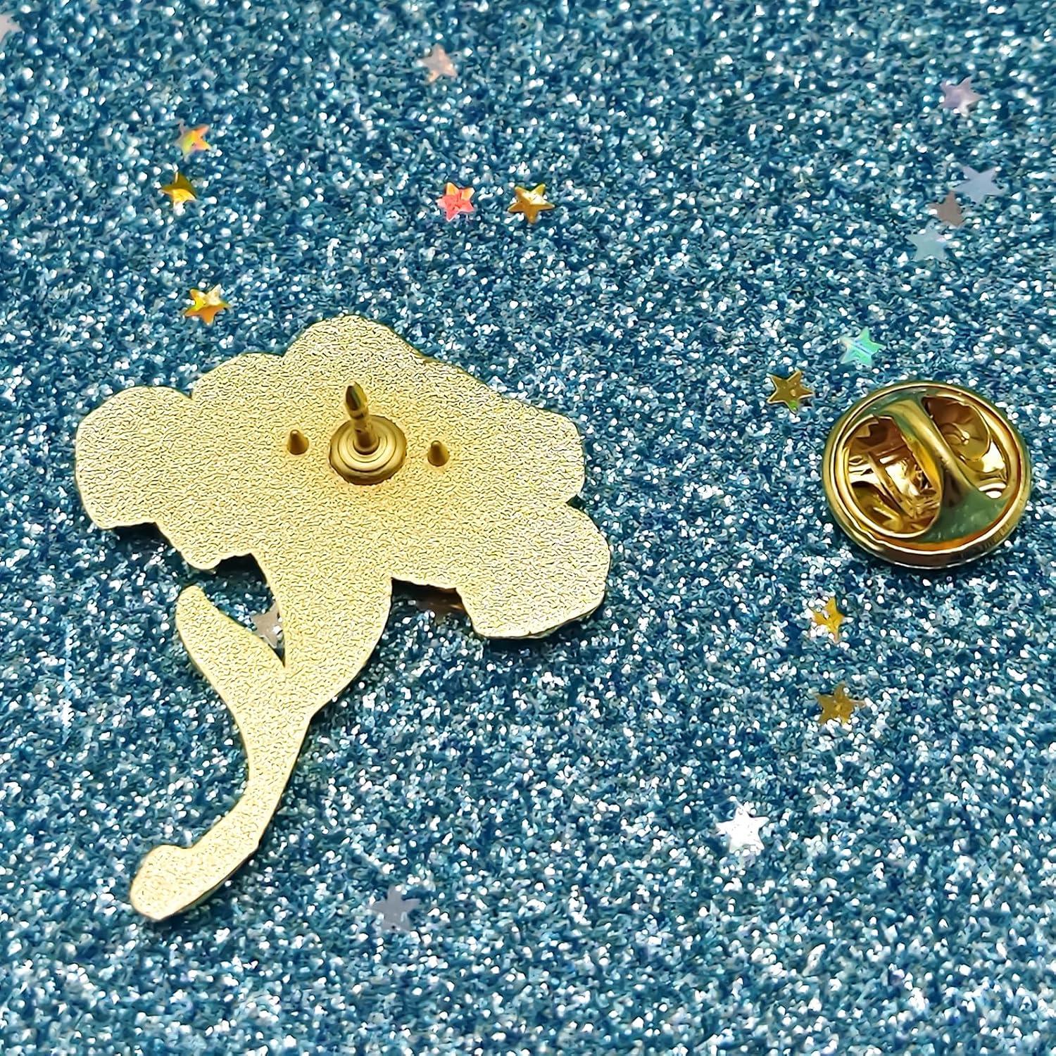 Pin de Insignia de Ramo de Calavera SKYFENGCN - 3 cm - Esmalte