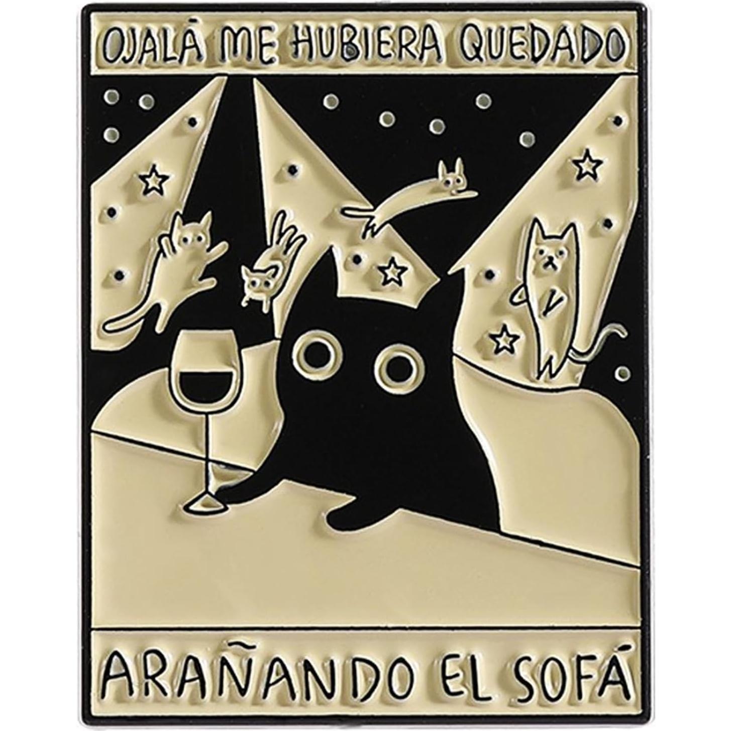 Conjunto de Pines de Esmalte ZDQDXL - 5 Pines Divertidos para Mochila