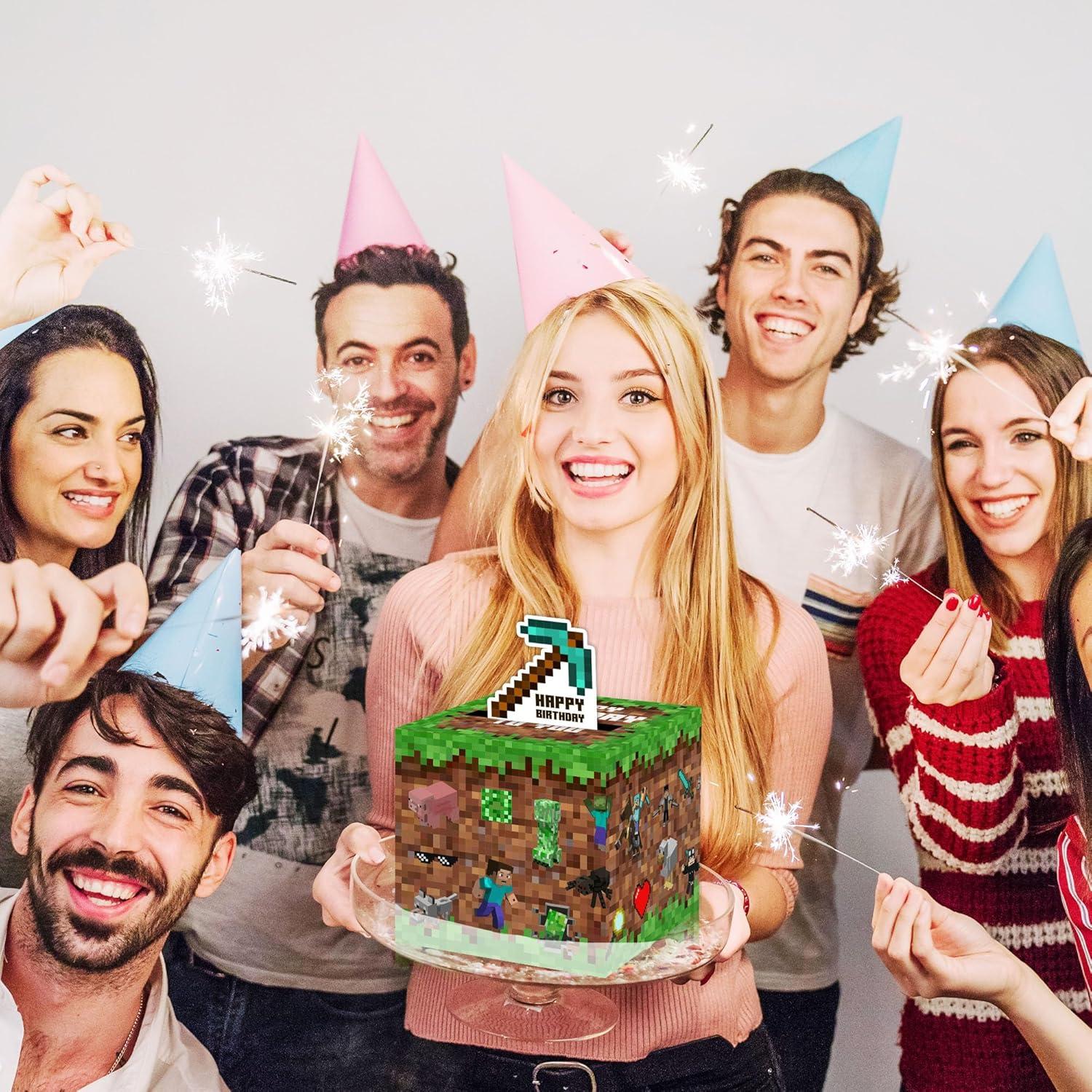 Caja de Dinero Sorpresa Azbuk 12.7x12.7 cm con 35 Bolsas