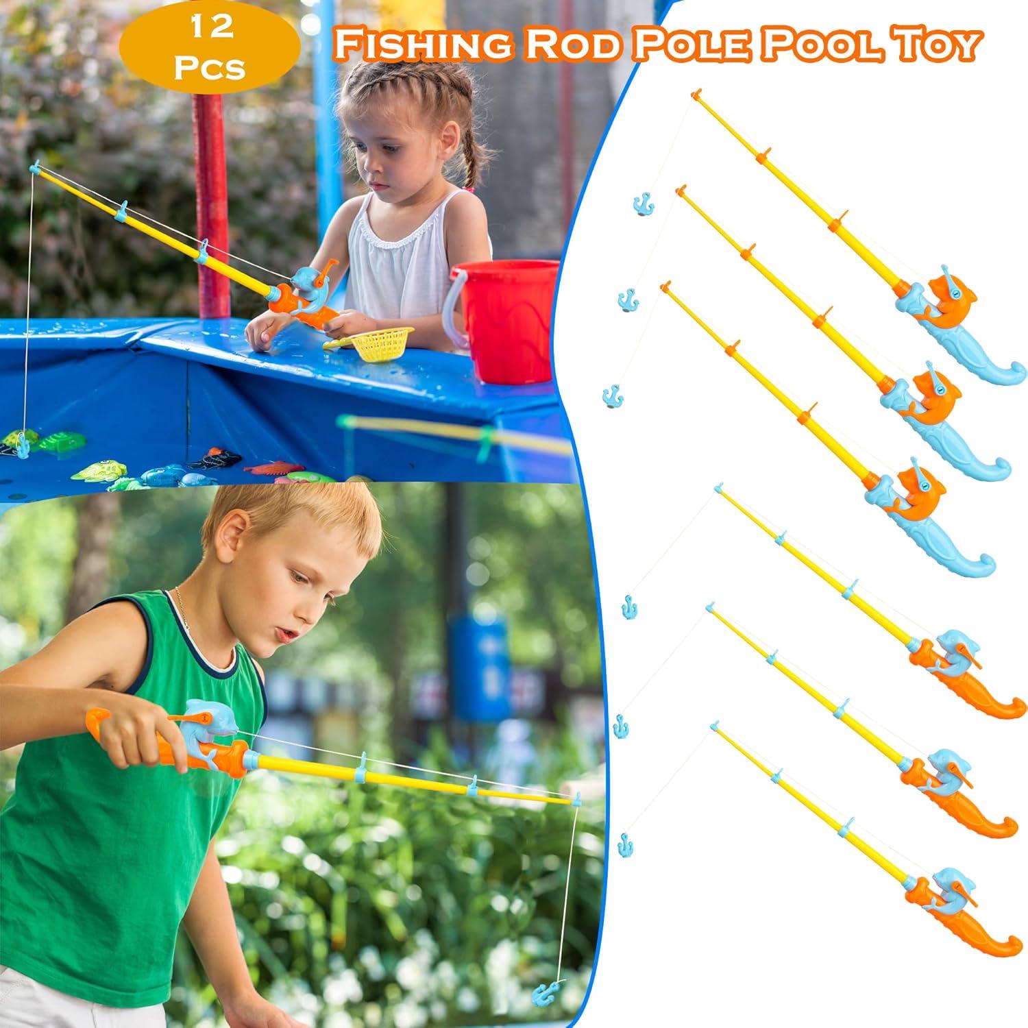 Juego de Pesca Magnético 12 Piezas Norcoin para Niños