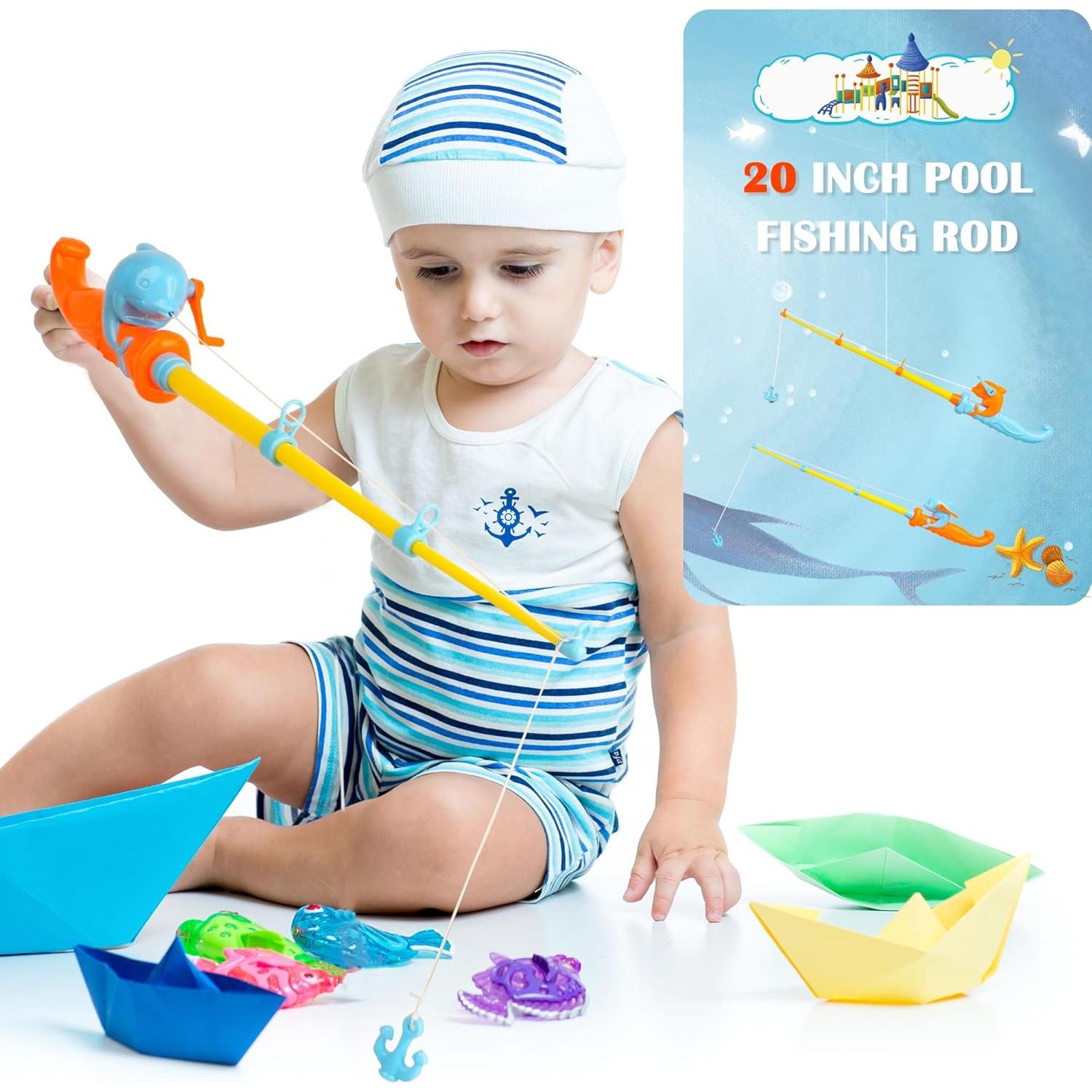 Juego de Pesca Magnético 12 Piezas Norcoin para Niños