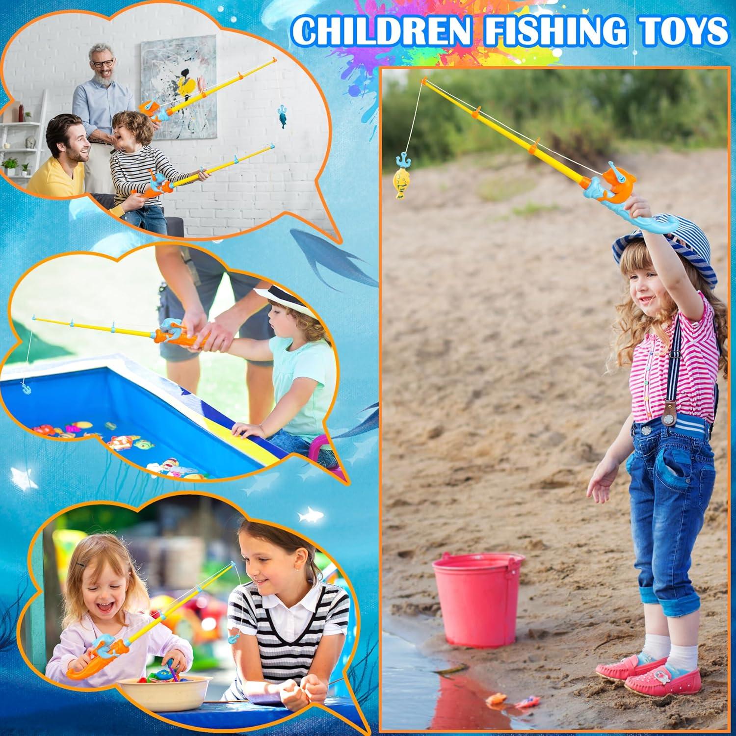 Juego de Pesca Magnético 12 Piezas Norcoin para Niños