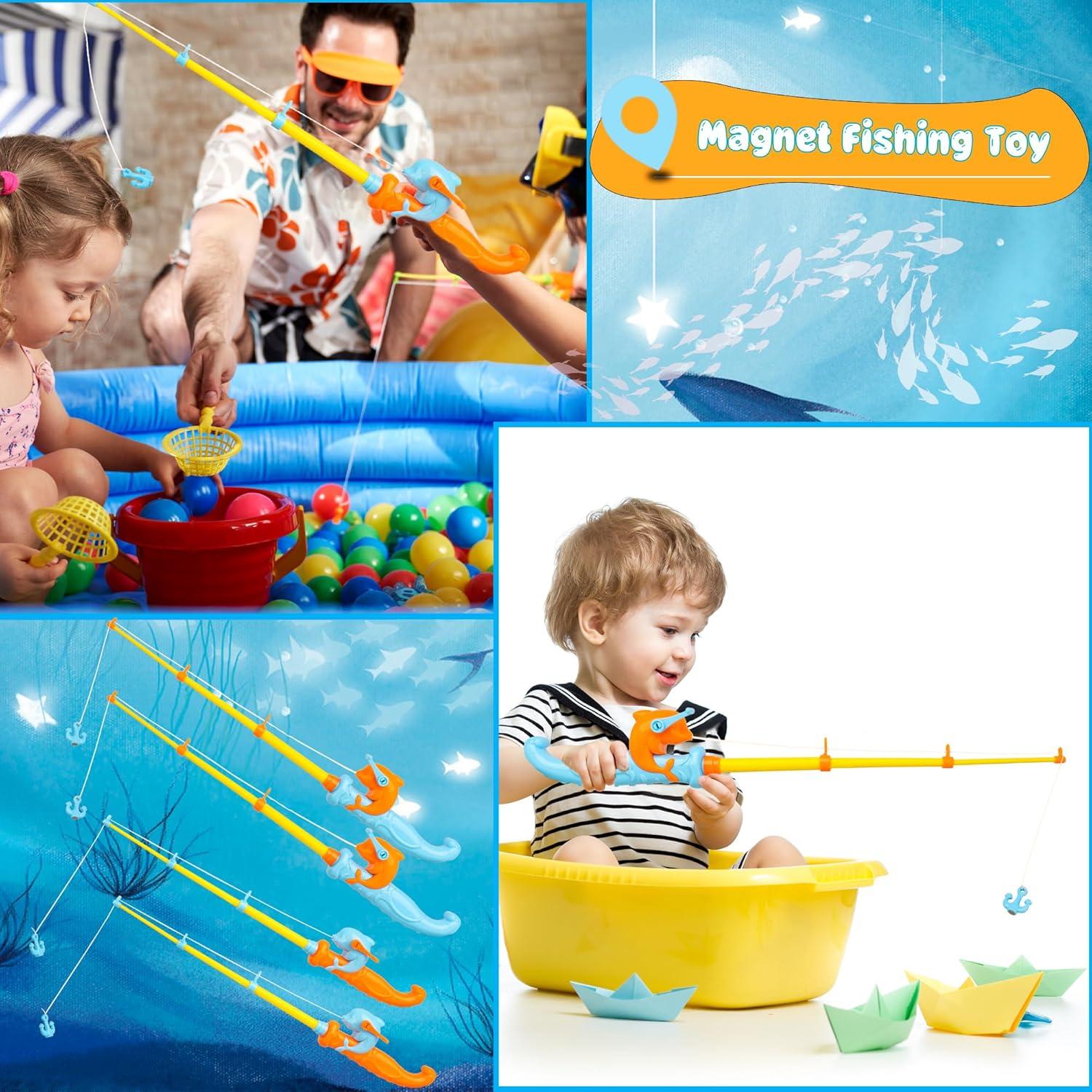 Juego de Pesca Magnético 12 Piezas Norcoin para Niños