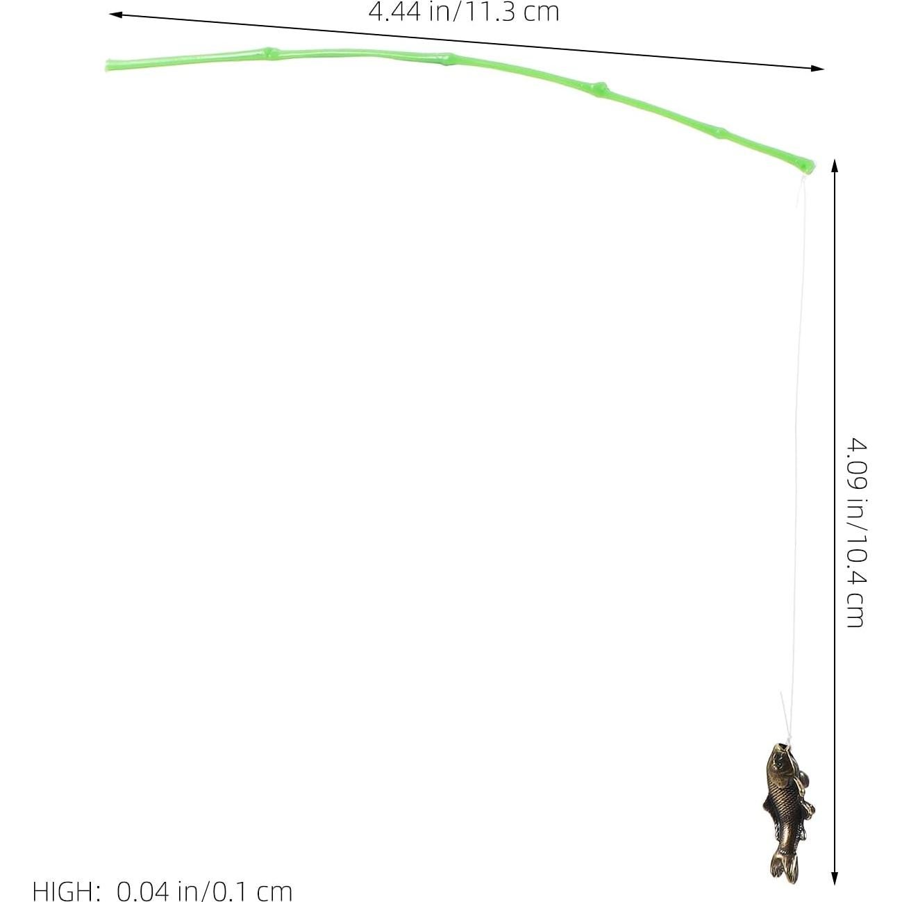 Miniatura Caña de Pescar LOGOFUN 1:12 para Casa de Muñecas