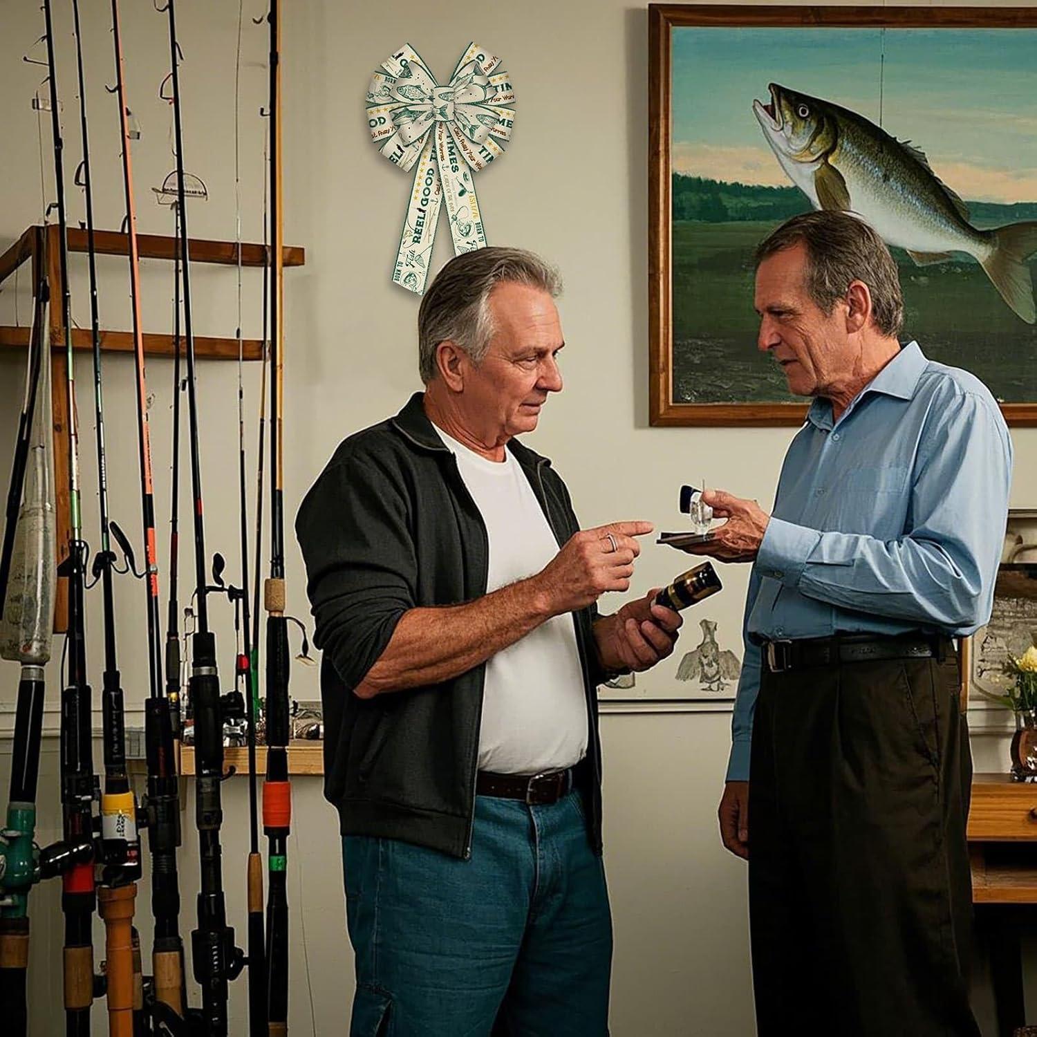 Cinta de Yute con Tema de Pesca NUVCELKA 6.35 cm x 4.57 m