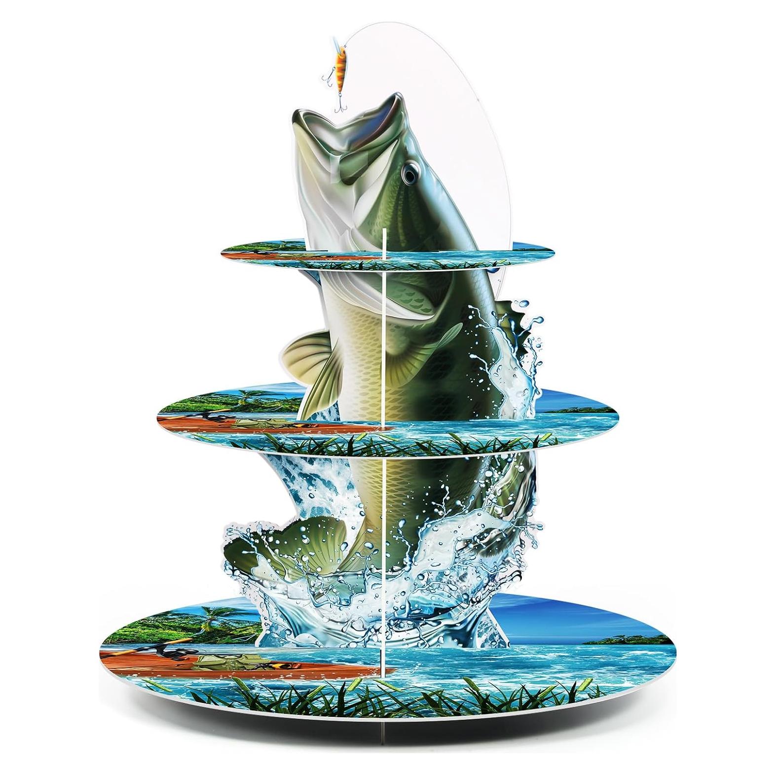 Soporte para Cupcakes de Pesca Weysat 3 Niveles 35x33.4cm