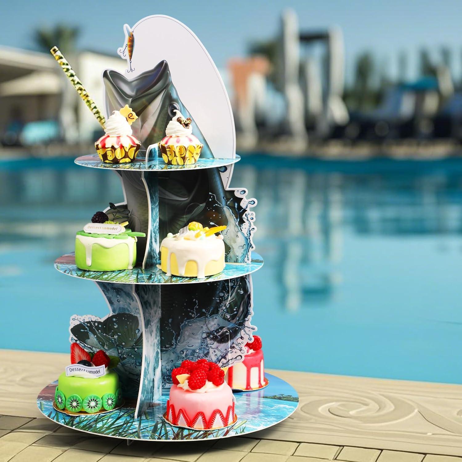 Soporte para Cupcakes de Pesca Weysat 3 Niveles 35x33.4cm
