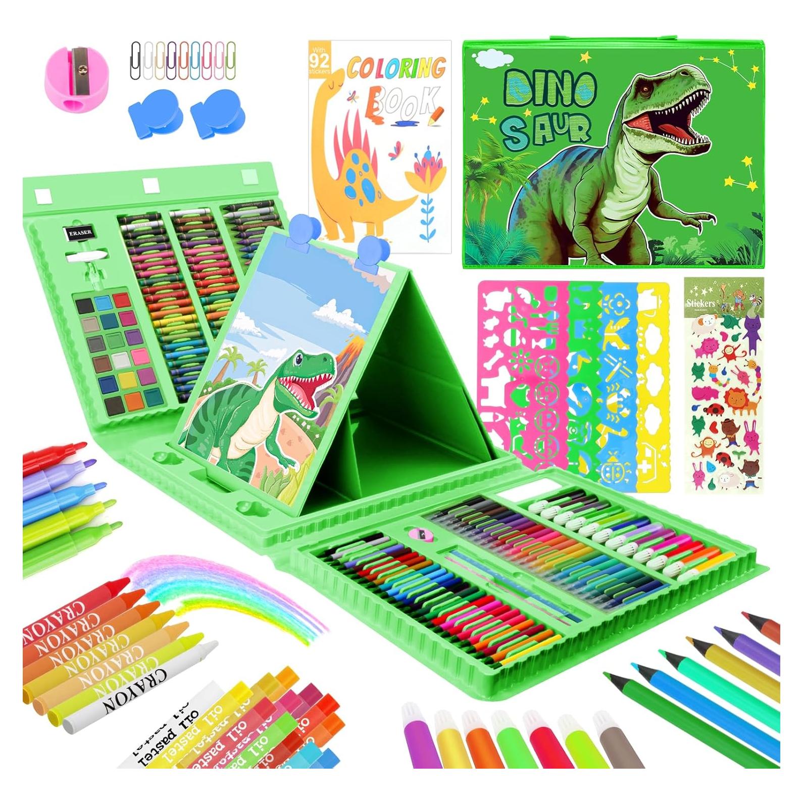 Kit de Dibujo Portátil Homicozy para Niños 4-12 Años - 243 Piezas