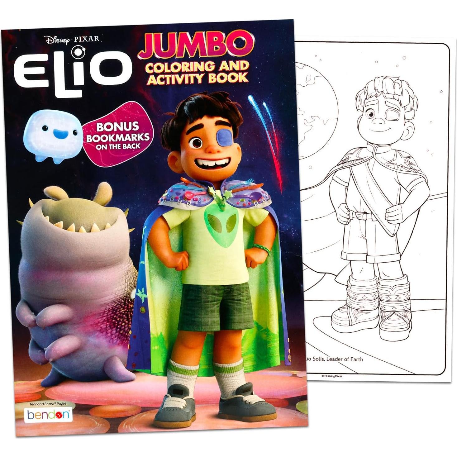 Set de Libros para Colorear Disney Elio - Niños 4 a 8 Años