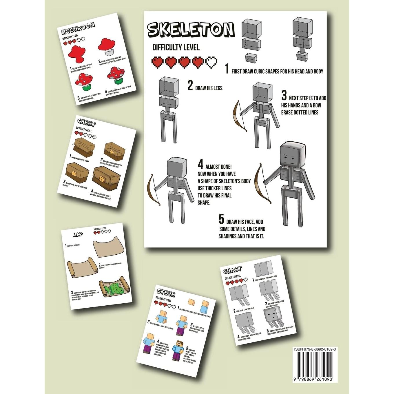 The Big Book of How to Draw for Minecrafters: A Step by Step Easy Guide (Colorized Version)