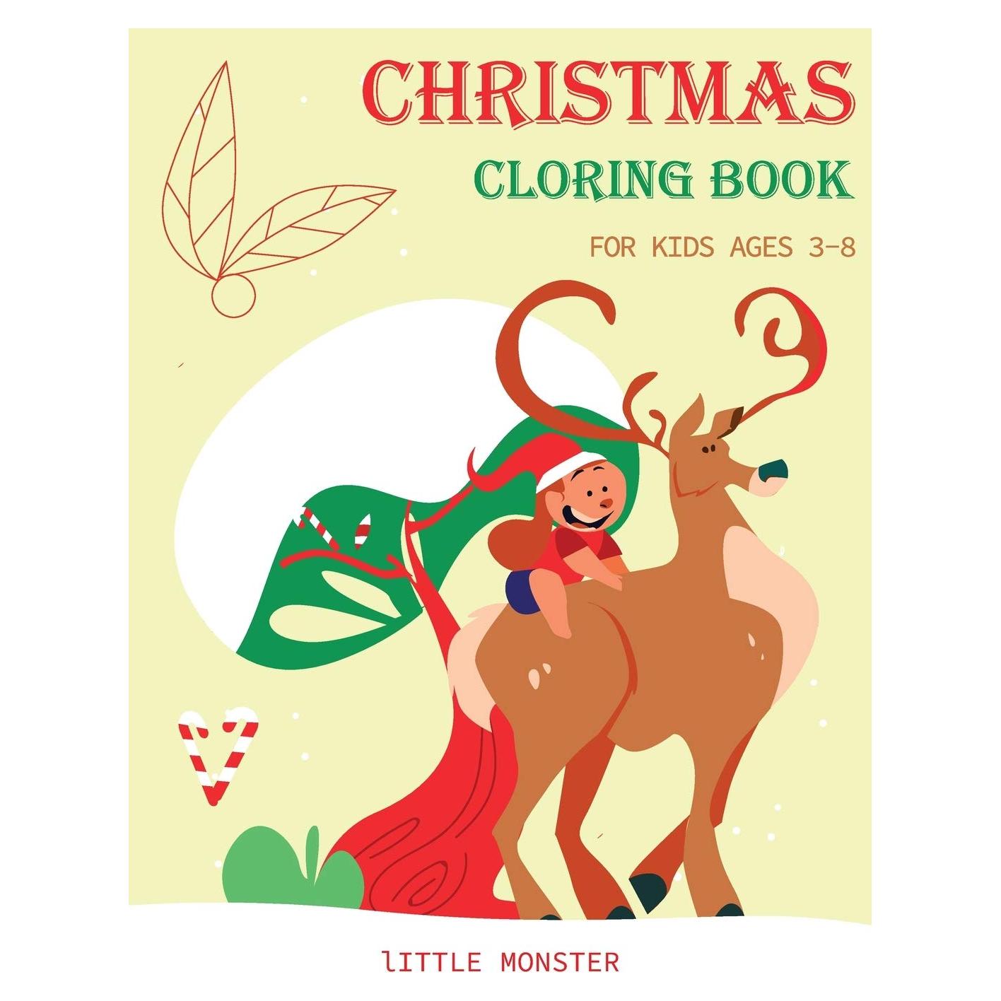 Christmas colouring books: For kids & toddlers - activity books for preschooler - coloring book for Boys, Girls, Fun, ... book for kids ages 2-4 4-8| Christmas edition| Christmas gift