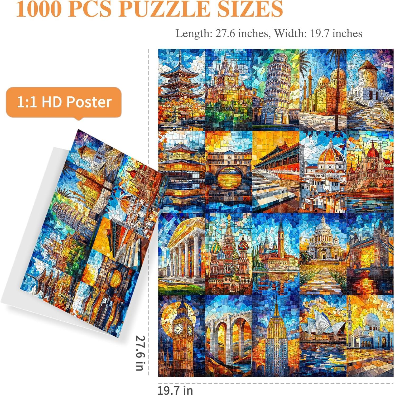 Rompecabezas ALL4JIG 1000 Piezas 70.1x50 cm para Adultos y Niños