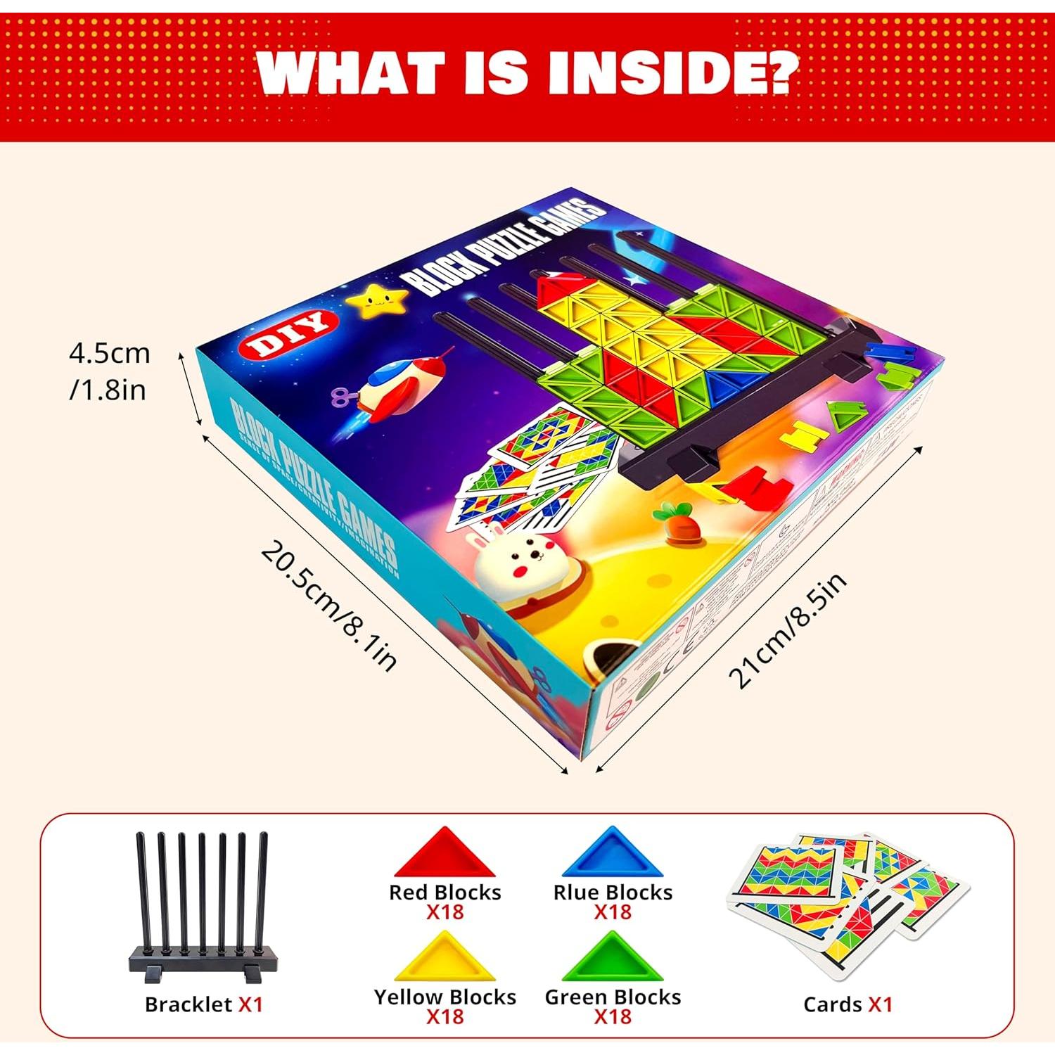 Rompecabezas 3D Rokt&razo Bloques Creativos para Niños 3-12 Años