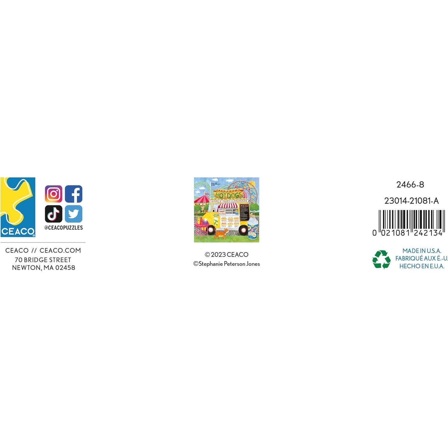 Rompecabezas Ceaco Camiones de Comida Hot Dog 500 Piezas