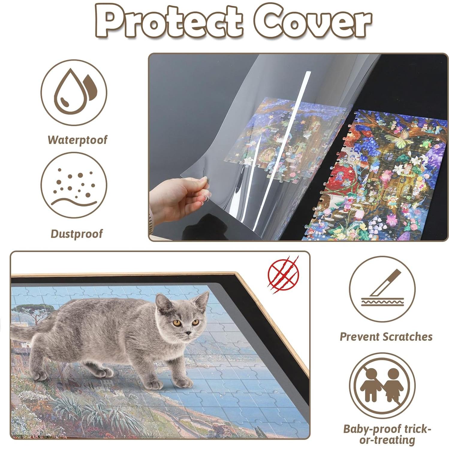 Tablero de Rompecabezas Wdmiya 1500 Piezas Inclinable 68.6x88.9cm