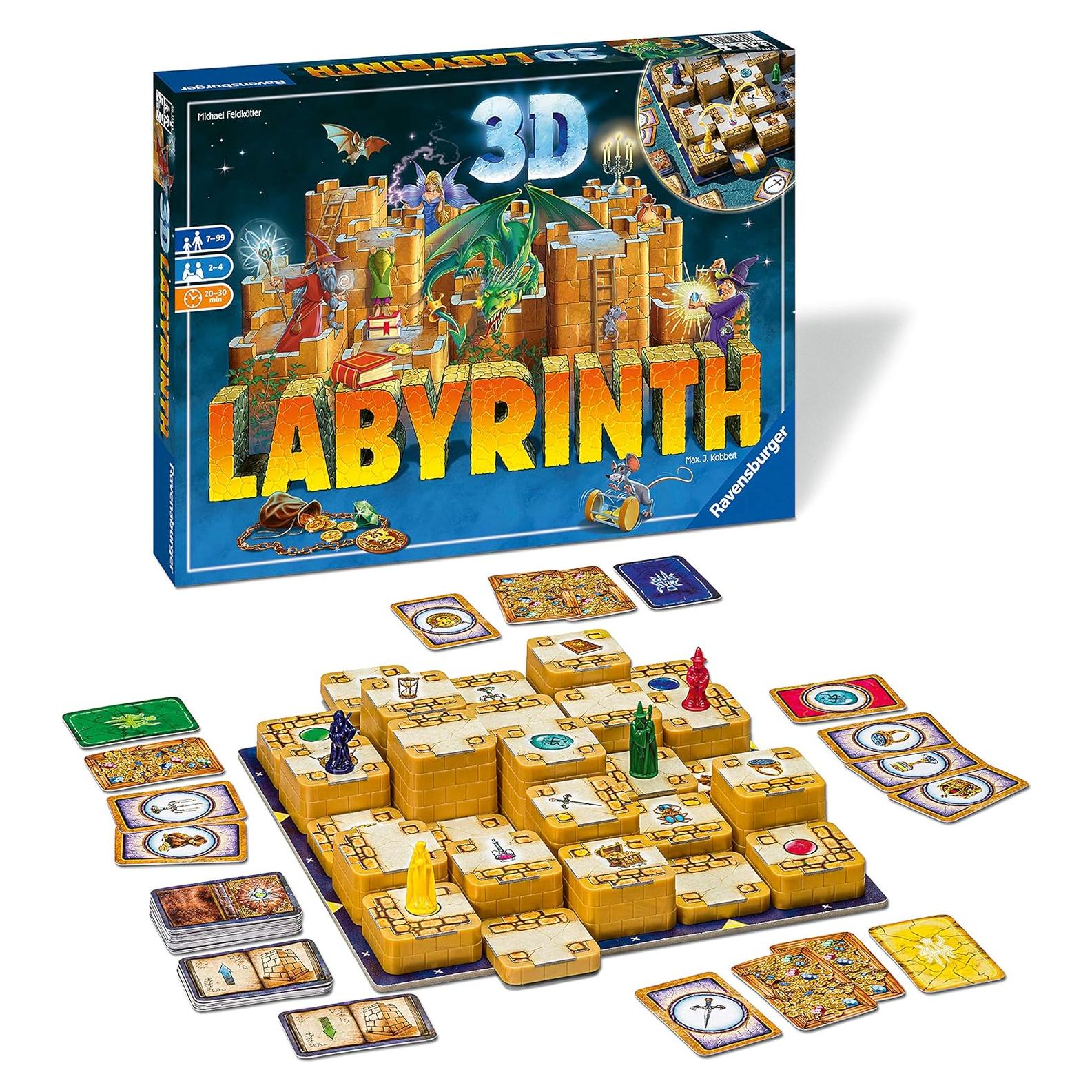Juego de Mesa Laberinto 3D Ravensburger para Niños y Adultos
