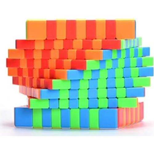 Cubo Mágico 9x9 Mofang Jiaoshi MF9 Sin Pegatinas 75mm