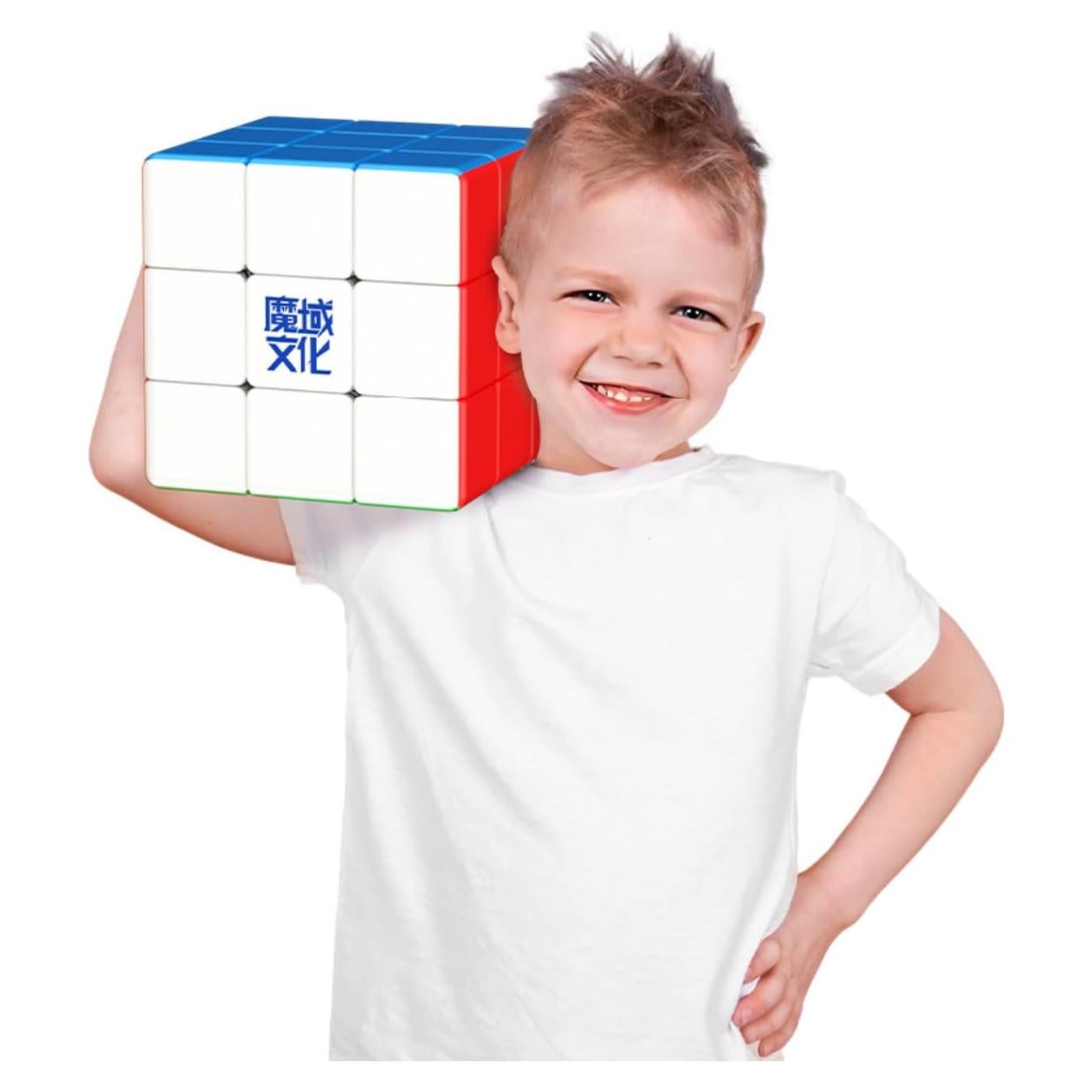 Cubo de Velocidad Gigante 3x3 Cuberspeed 18 cm Sin Pegatinas