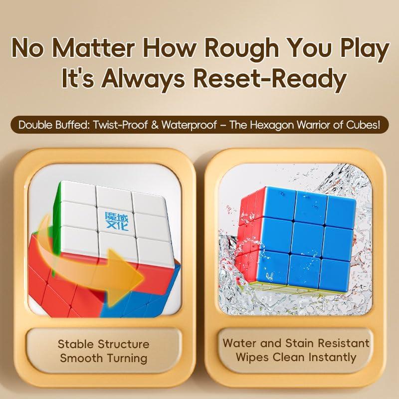 Cubo de Velocidad Gigante 3x3 Cuberspeed 18 cm Sin Pegatinas