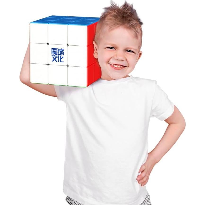 Cubo de Velocidad Gigante 3x3 Cuberspeed 18 cm Sin Pegatinas