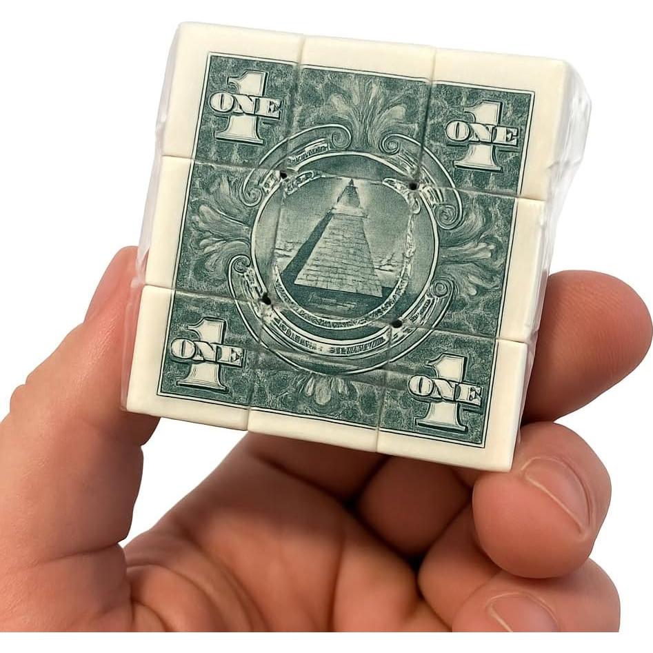 Cubo de Velocidad Dollar Bill 3x3 - Diseño Billete EE.UU.