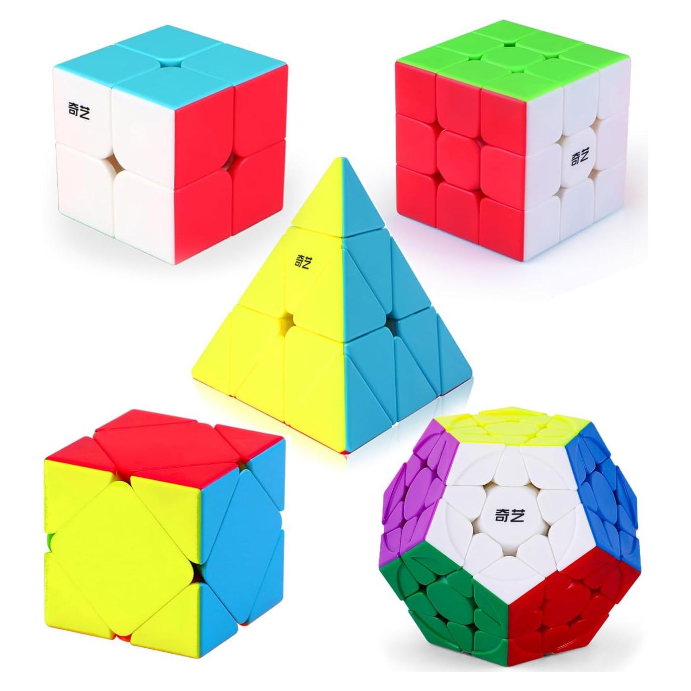 Conjunto de Cubos de Velocidad Roxenda 2x2 3x3 Skew Megaminx