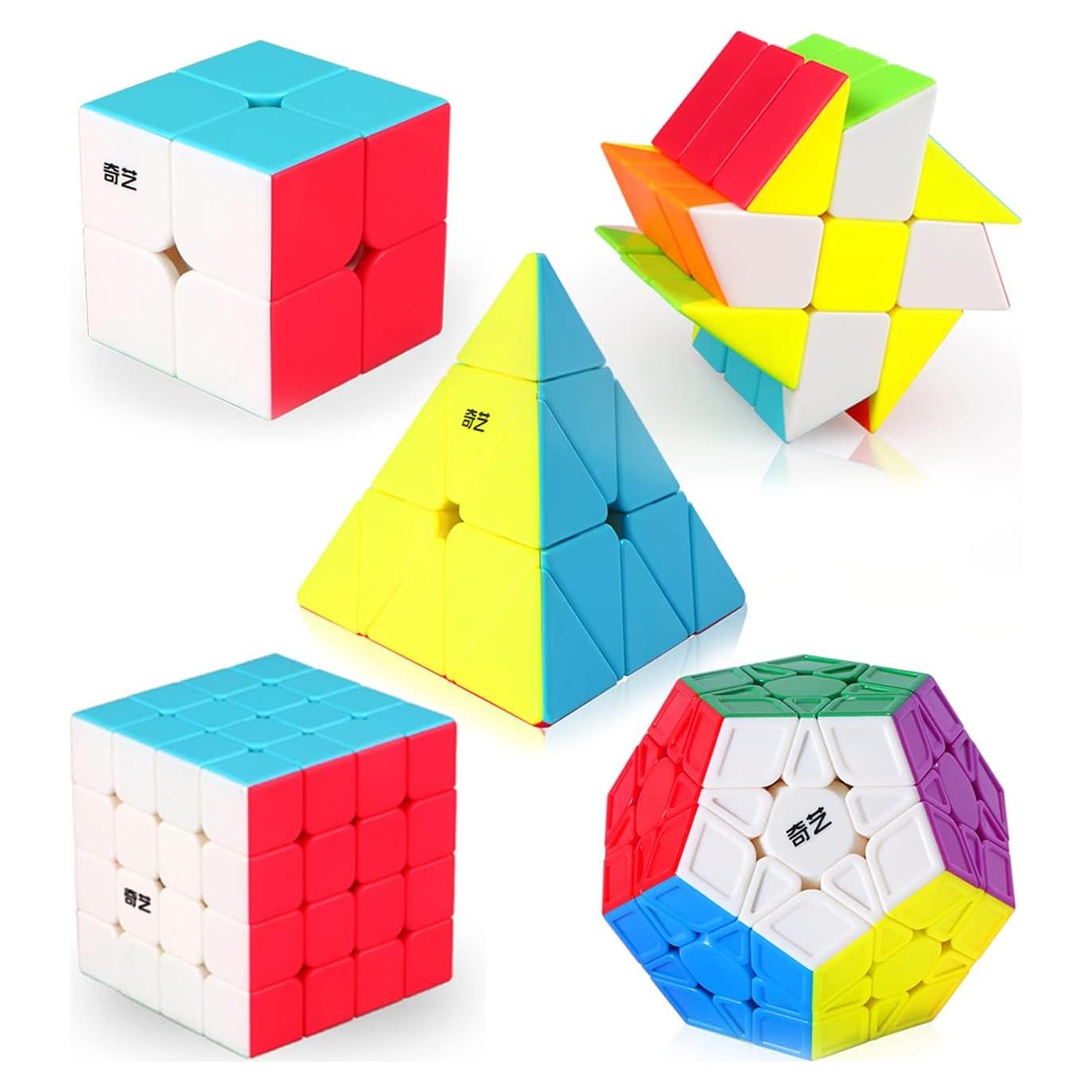 Conjunto de Cubos de Velocidad Roxenda 2x2 4x4 Megaminx Pirámide
