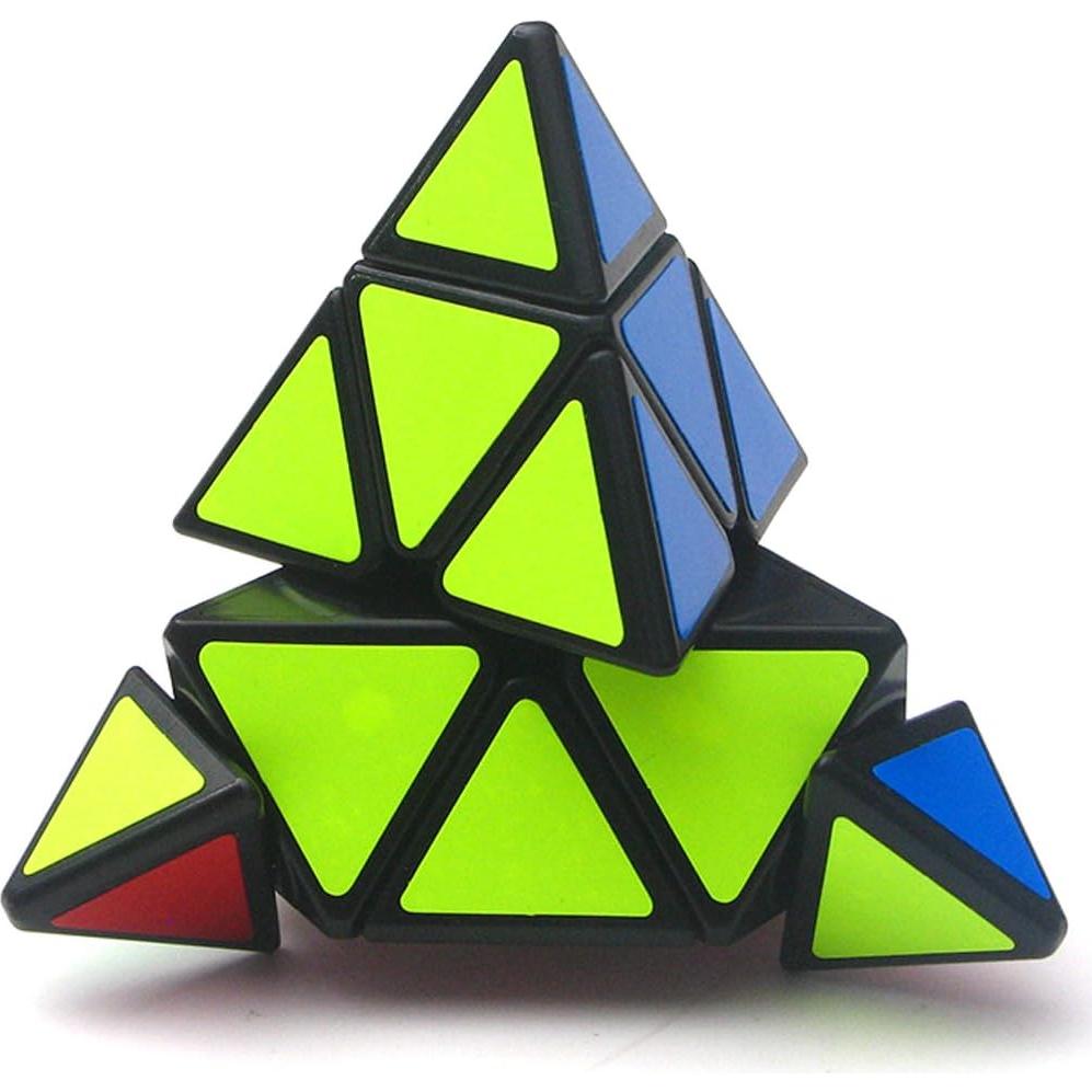 Cubo Mágico Velocidad Triángulo QIYI 3x3 Negro 85g