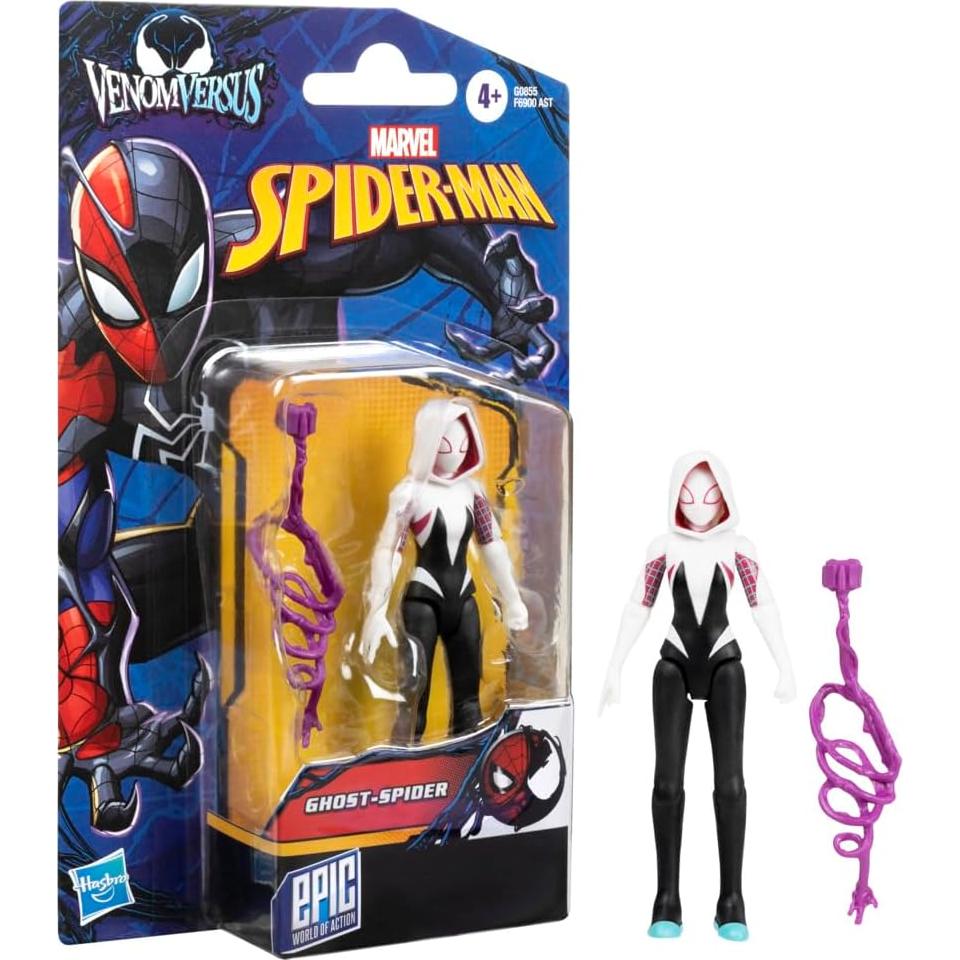 Figura de Acción Ghost-Spider Marvel 10 cm con Accesorio Venomizado