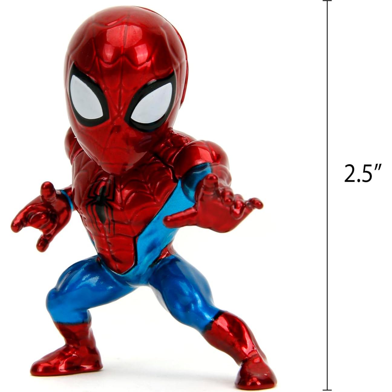 Figuras de Metal Die-Cast Jada Toys Spider-Man 4-Pack 6.35 cm