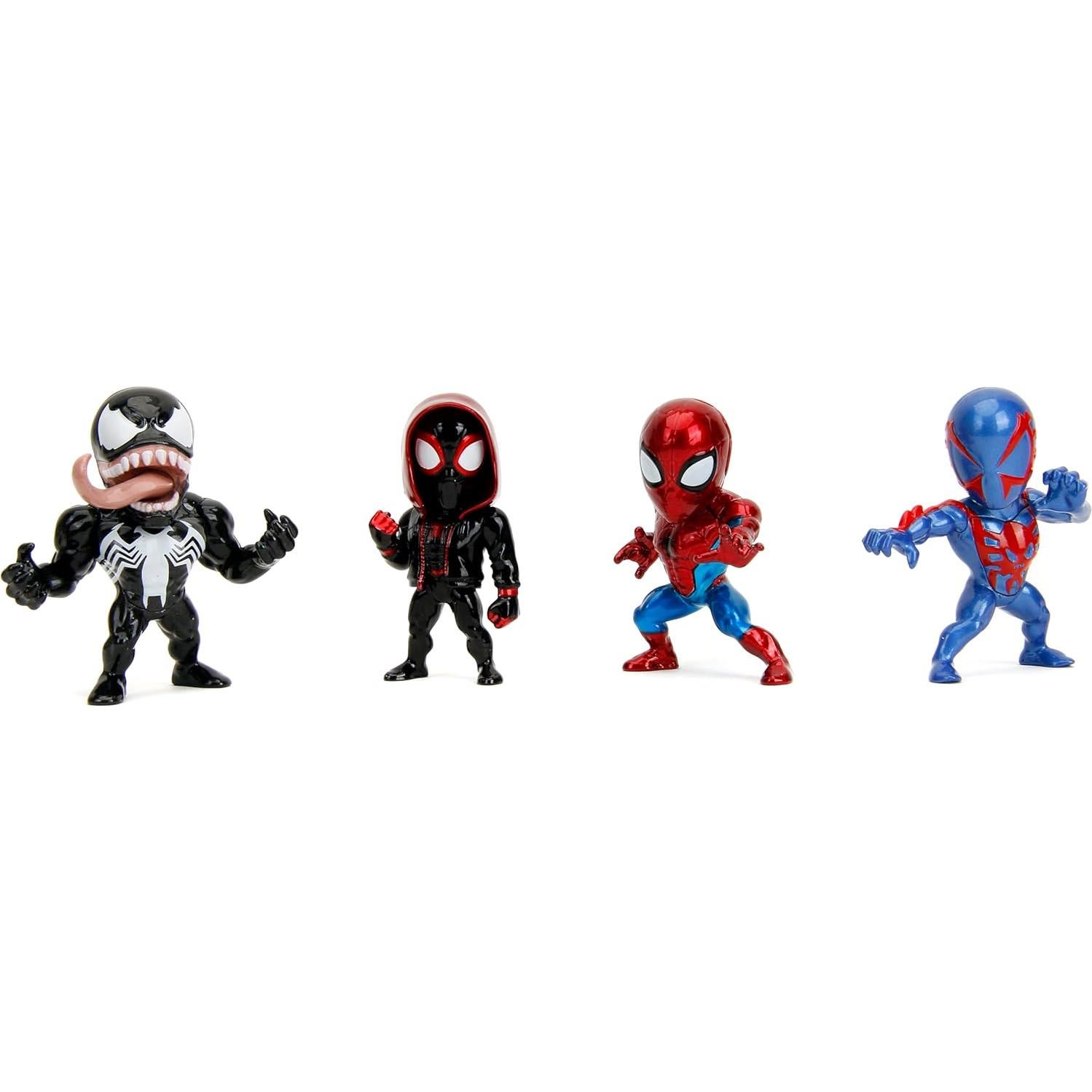 Figuras de Metal Die-Cast Jada Toys Spider-Man 4-Pack 6.35 cm