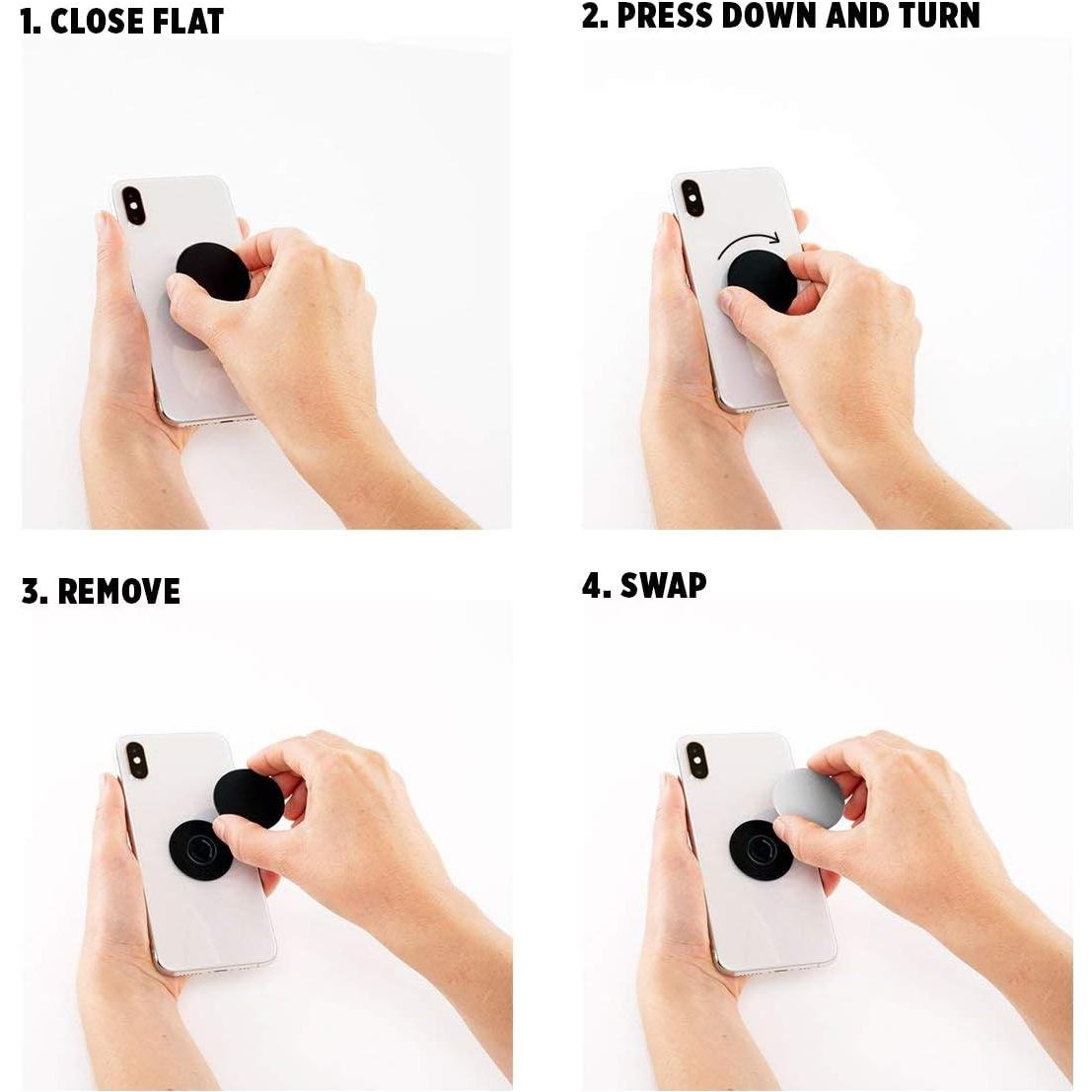 PopSockets Agarre para Teléfono Laguna Azul - Soporte Intercambiable