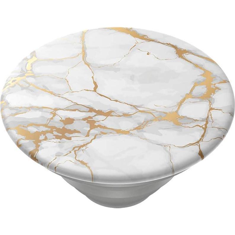 PopSockets Agarre para Teléfono Mármol Dorado 9g Intercambiable