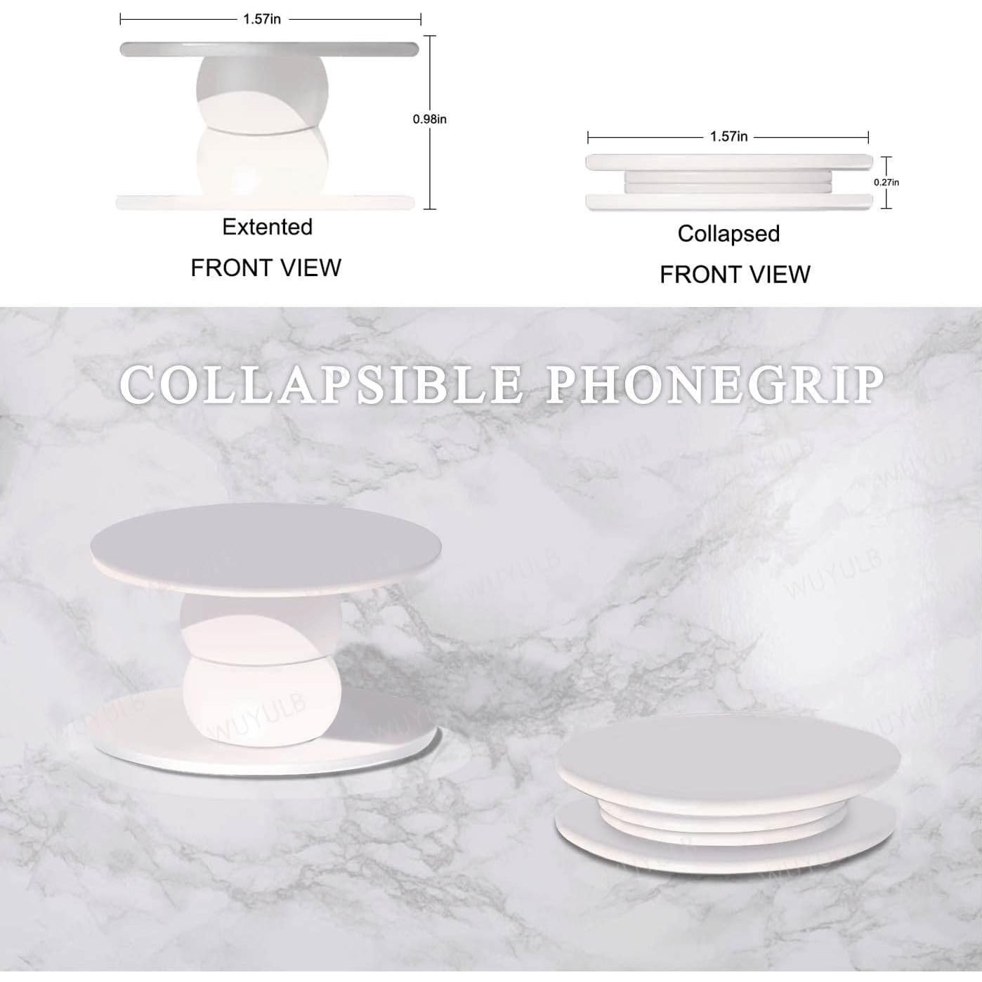 Soporte colapsable para teléfono móvil Ksadiye Rosa